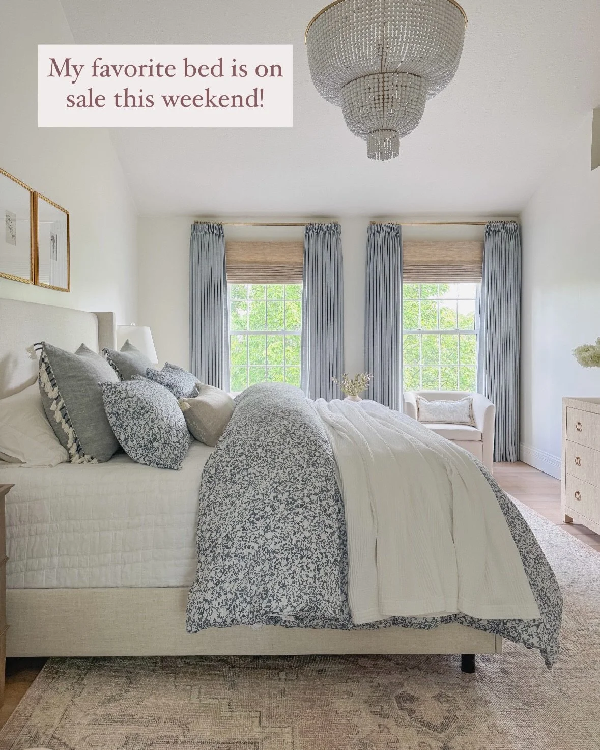 My favorite bed is on major sale right now! If you&rsquo;ve had your eye on this best-seller, now is definitely the time to grab it! All sizes are under $850!

Comment SHOP below to receive a DM with the link to this post on my LTK ⬇ https://liketk.i