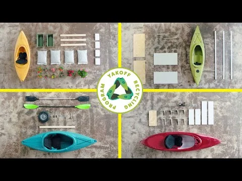 People everywhere found themselves stuck with cheap knockoff kayaks. To keep that plastic from going into water ever again, we helped them recycle these ugly yakoffs.