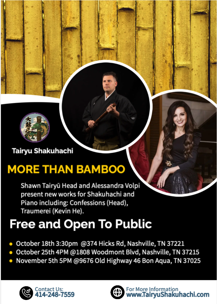 More Than Bamboo Shakuhachi and Piano Duo 
