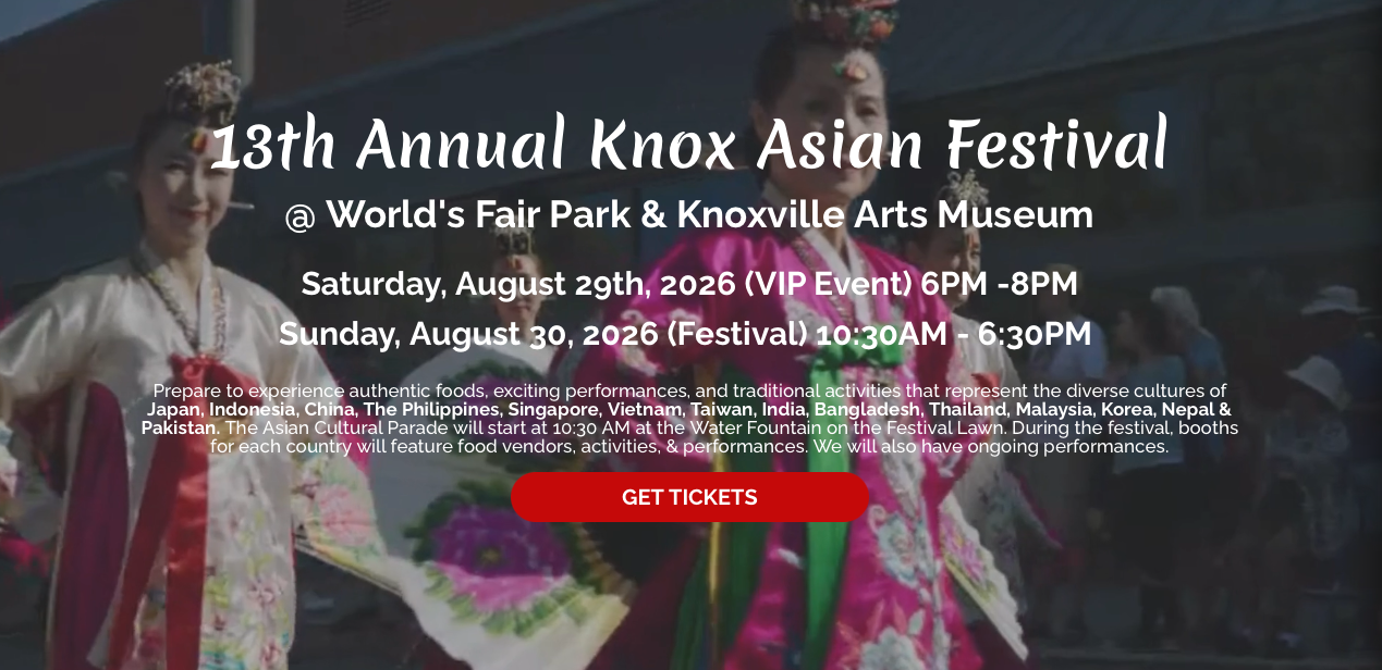 Knoxville Asian Festival Guest Artist 