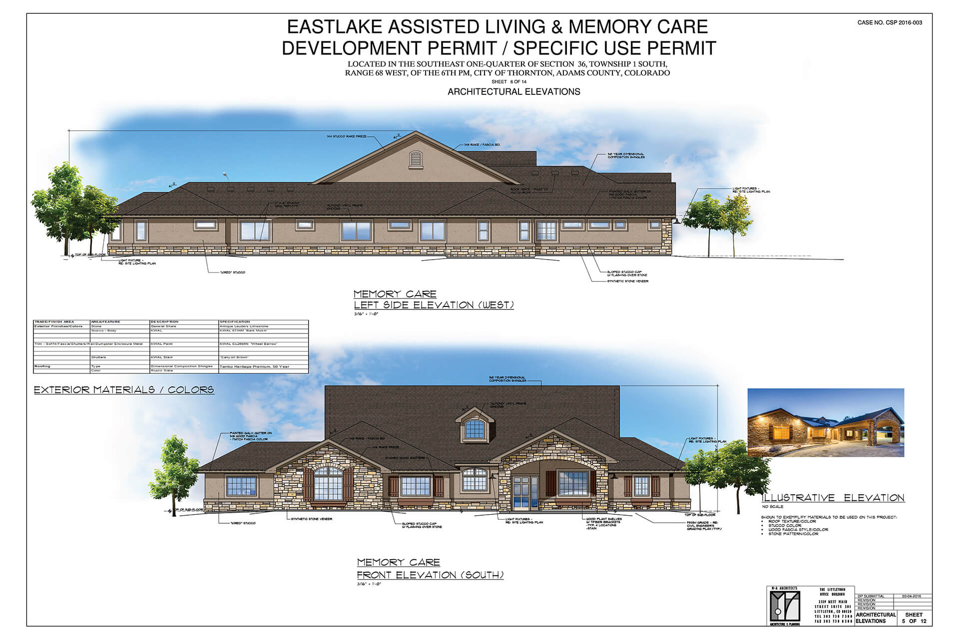  Elevation Renderings 