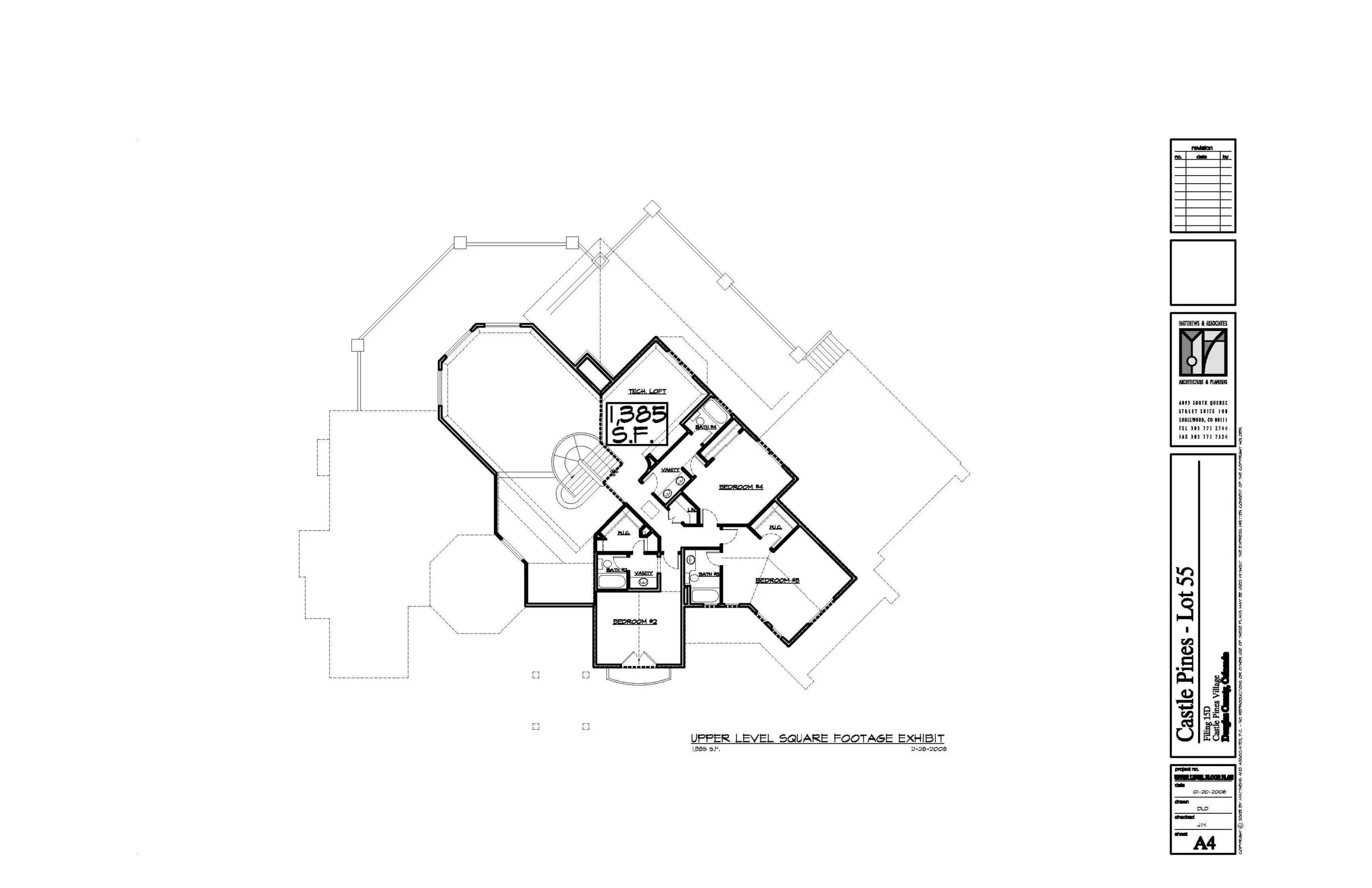  Upper Level Floor Plan 