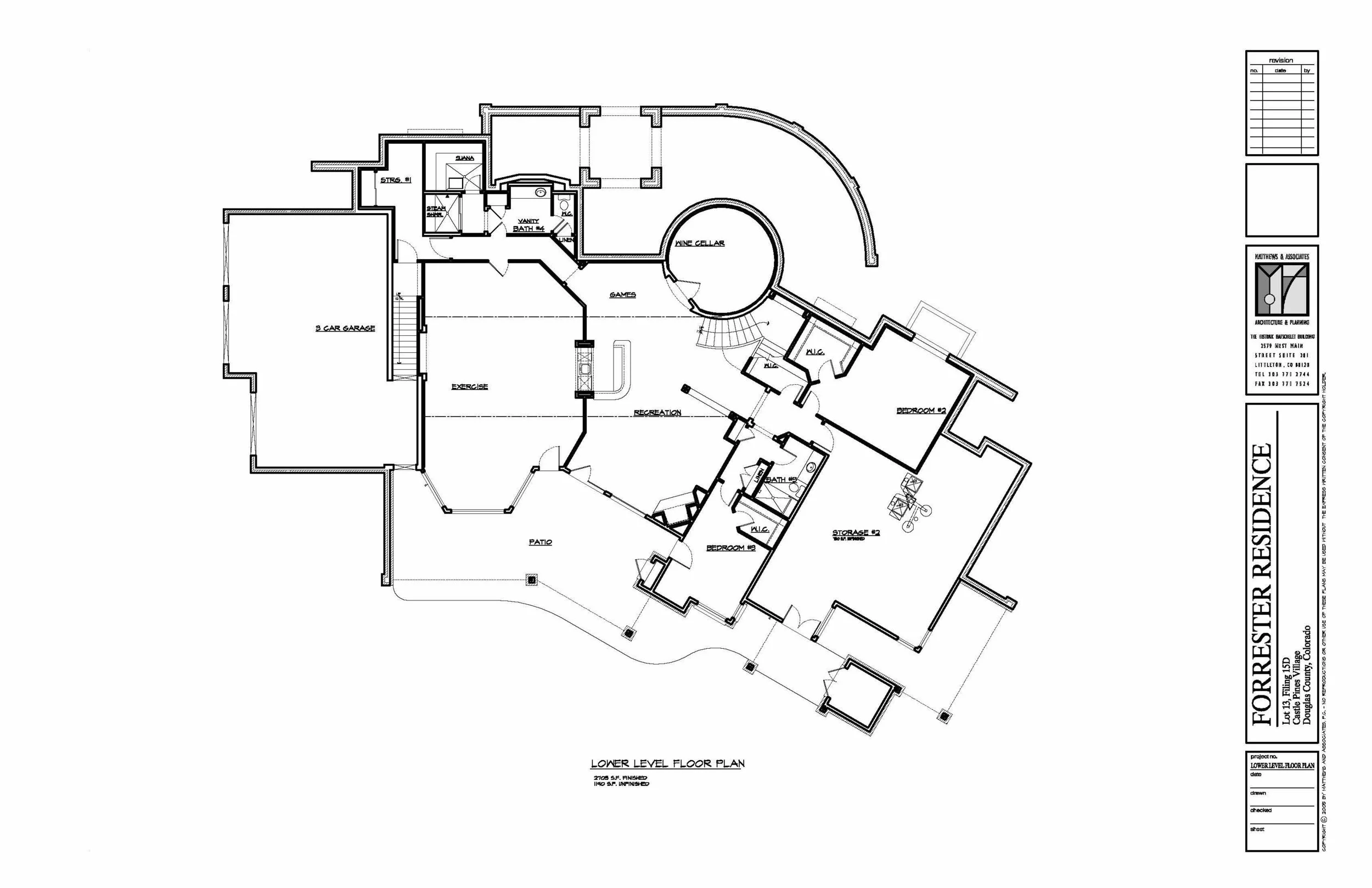  Lower Level Floor Plan 