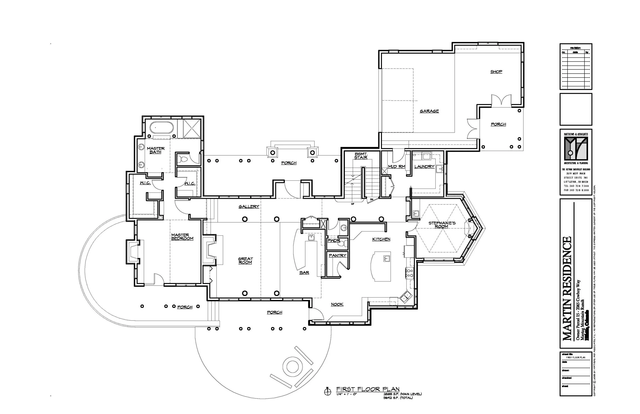 First Floor Plan 