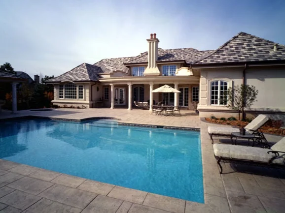  Rear Exterior + Pool 