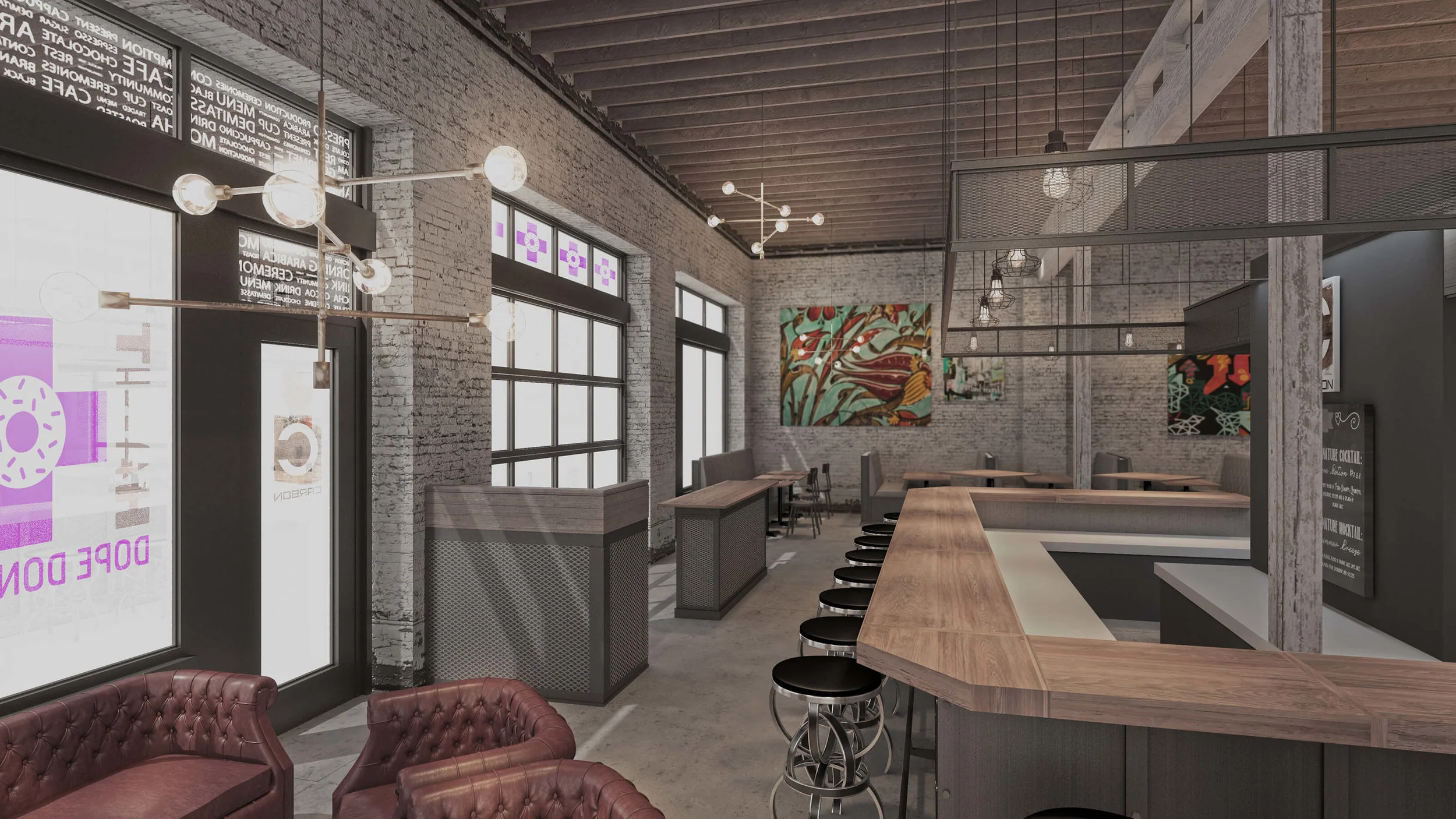  Rendering | Coffee + Donut Bar  