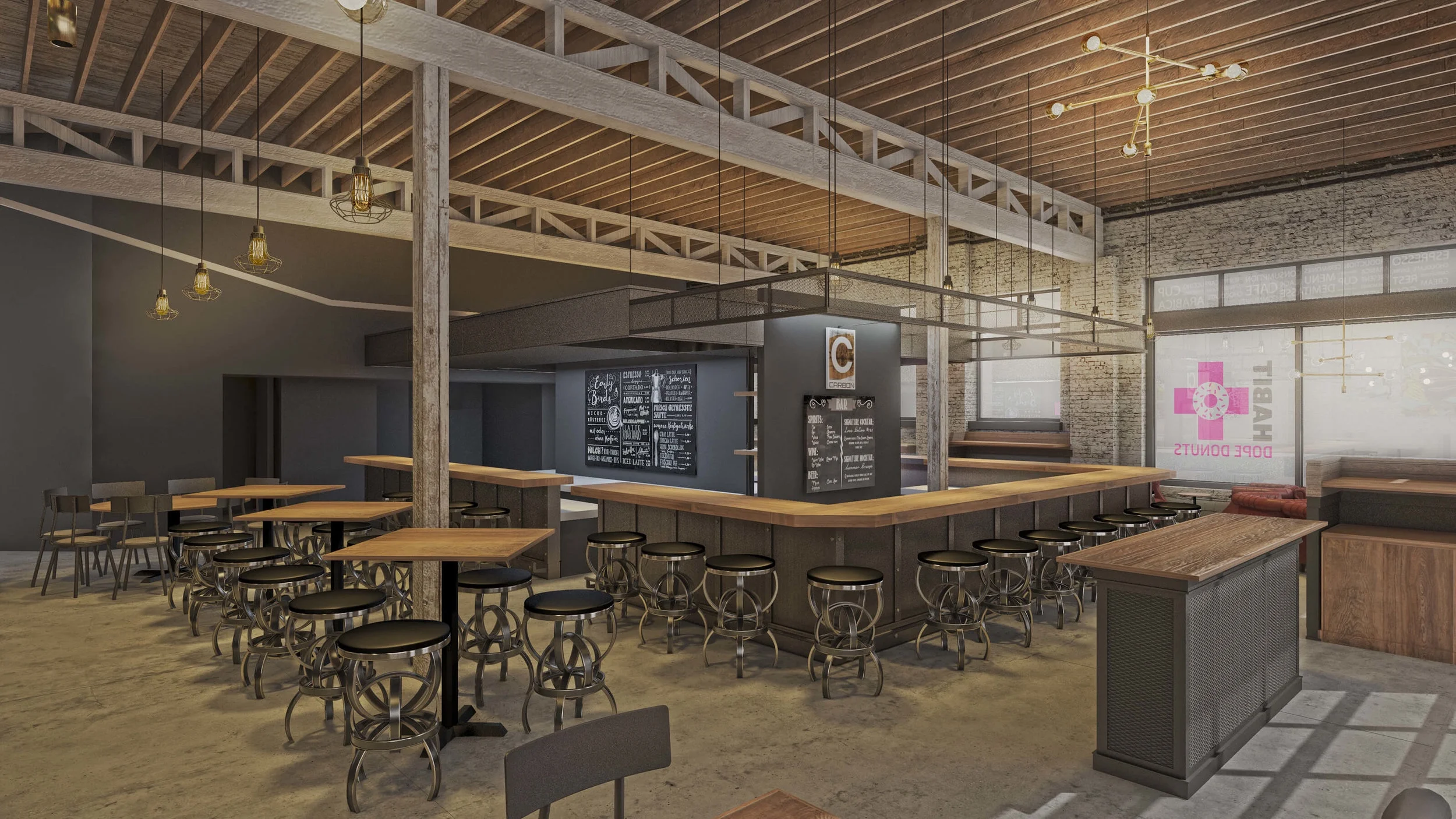  Rendering | Bar Seating 