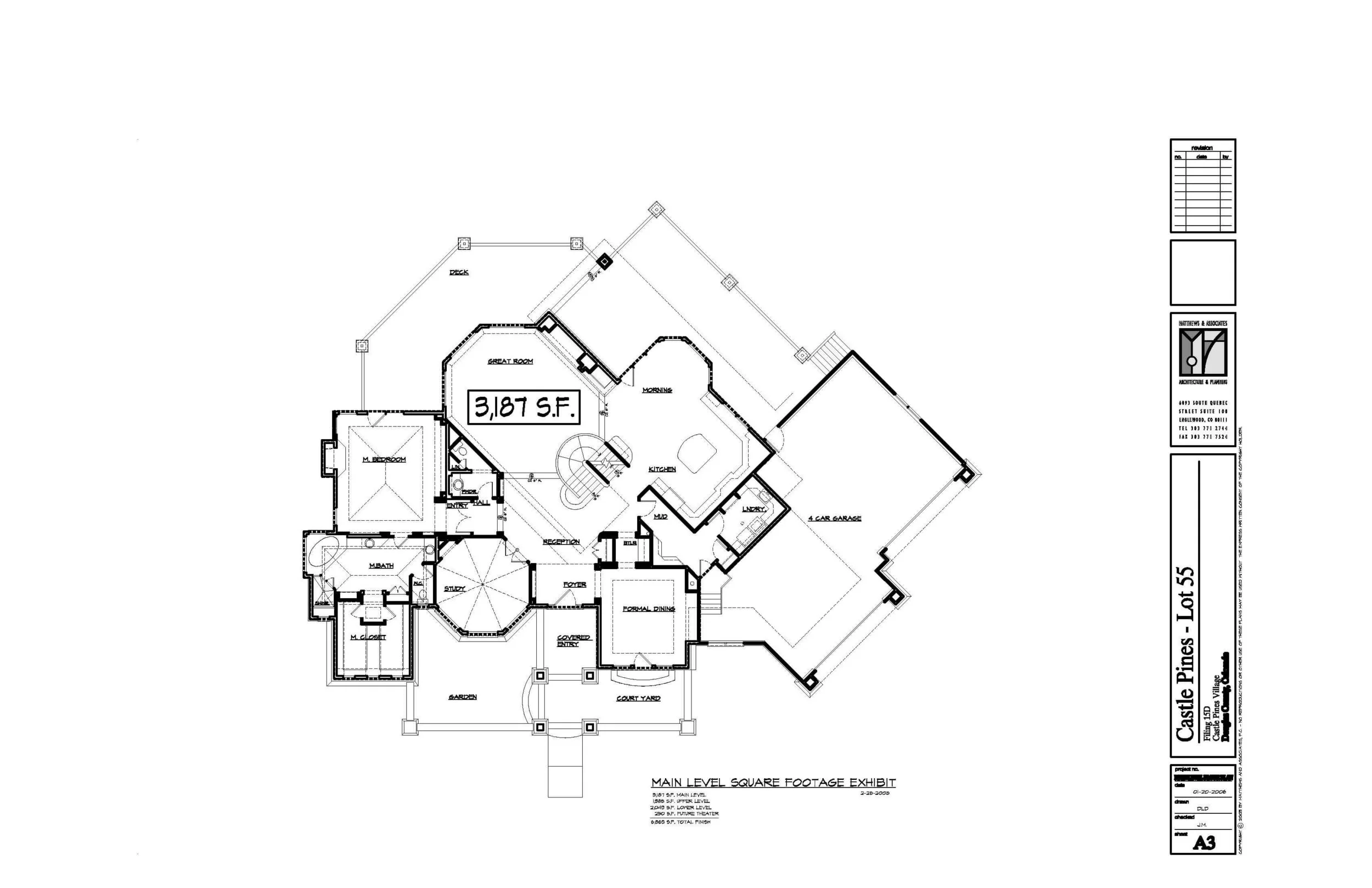  Main Level Floor Plan 