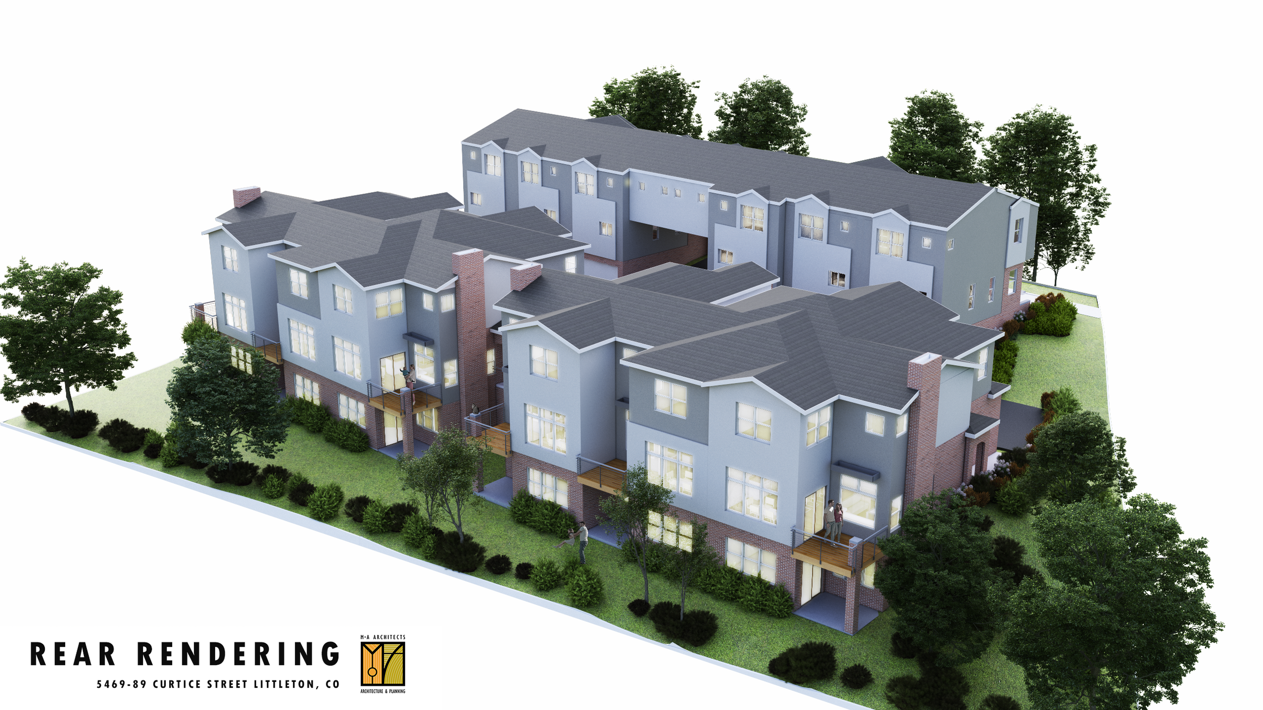  Rear Facade + Backyard | Rendering 