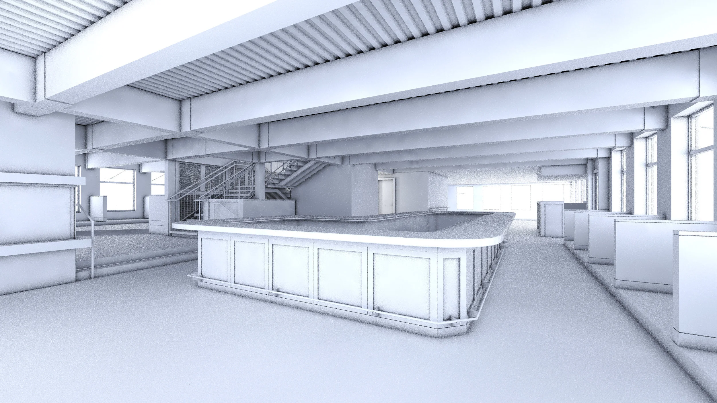  Interior Rendering | Bar Area 