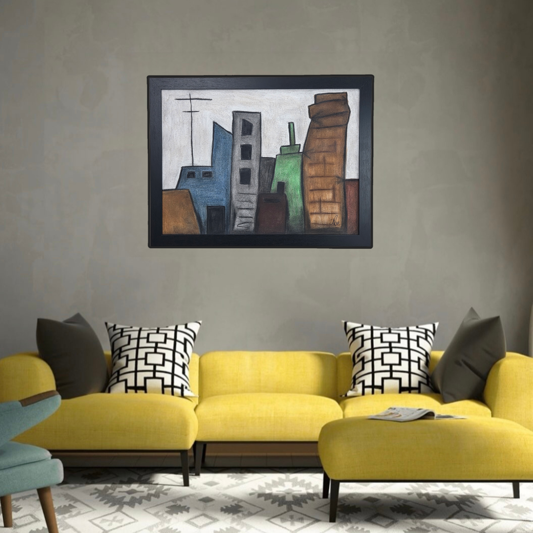 Pastel - Visiting The City