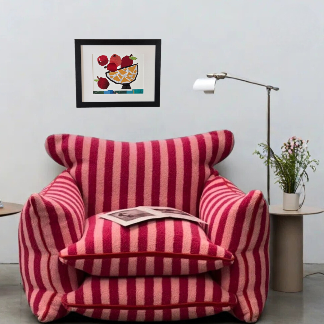 Paper Collage - apples