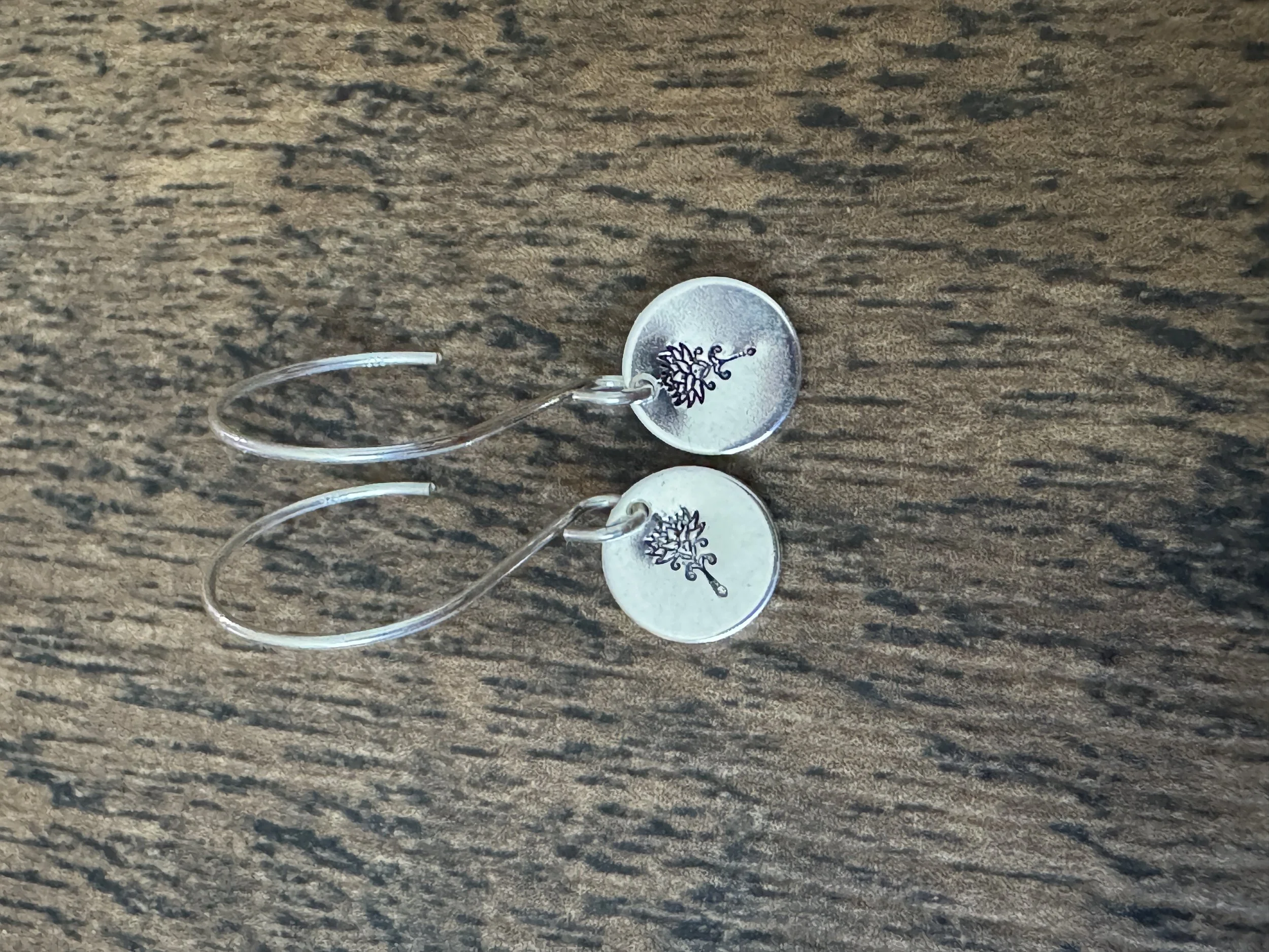 Balloon Stampito Lotus Unalome Earrings