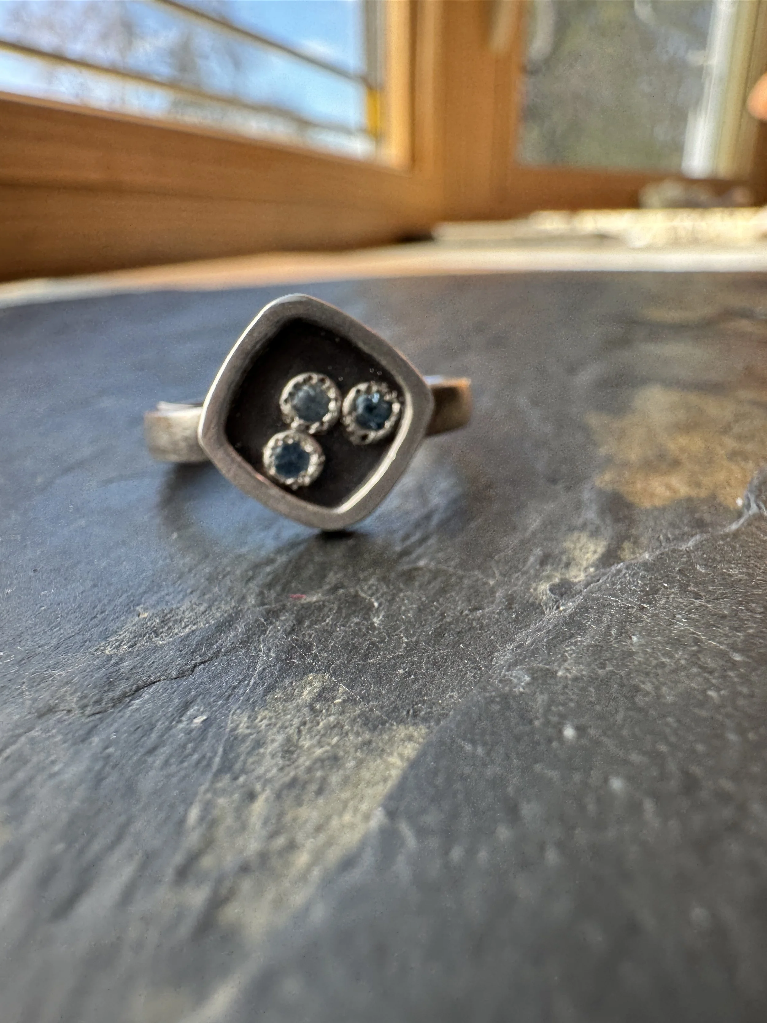 Triple AAA Aqua Ring