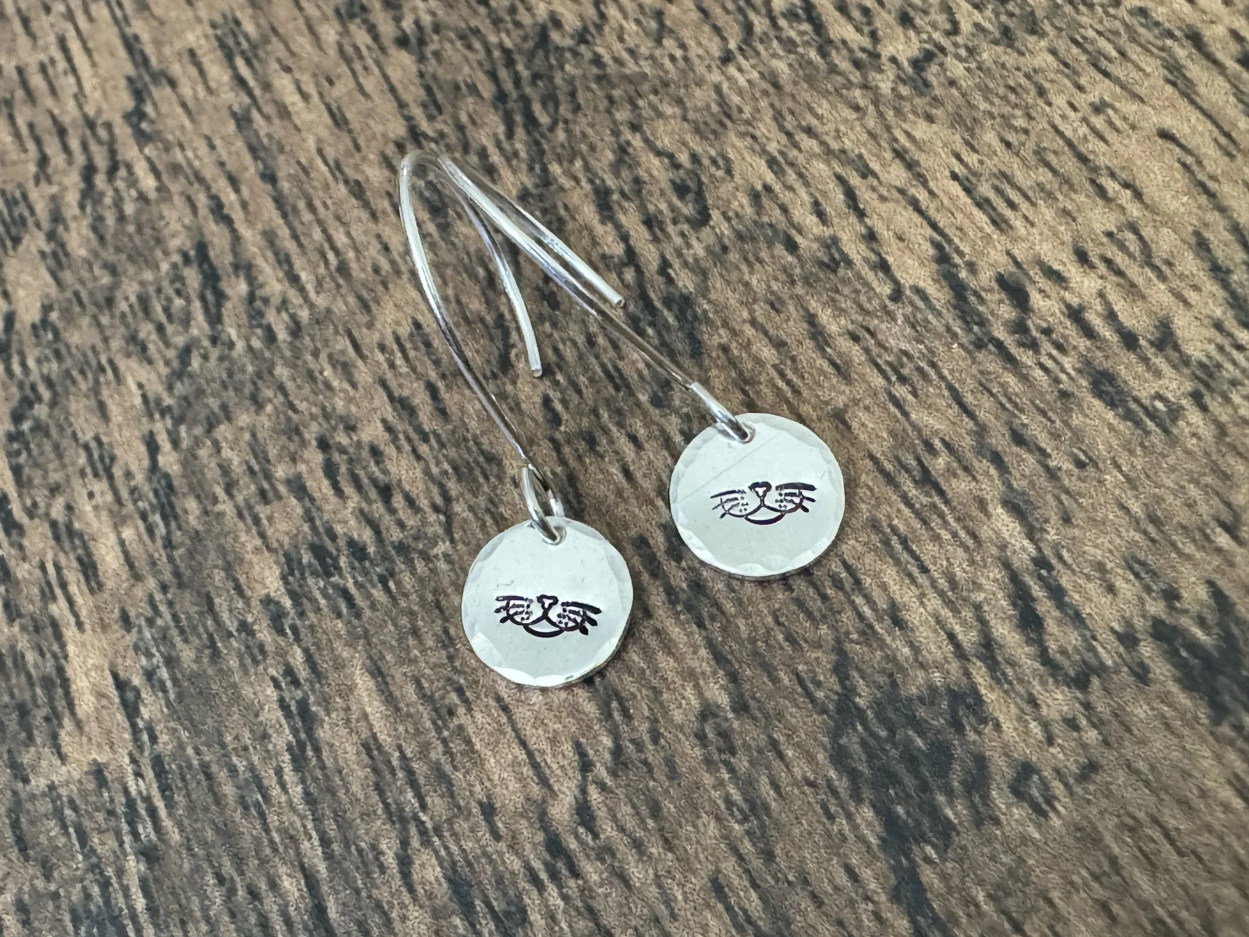 Balloon Stampito Catface Earrings