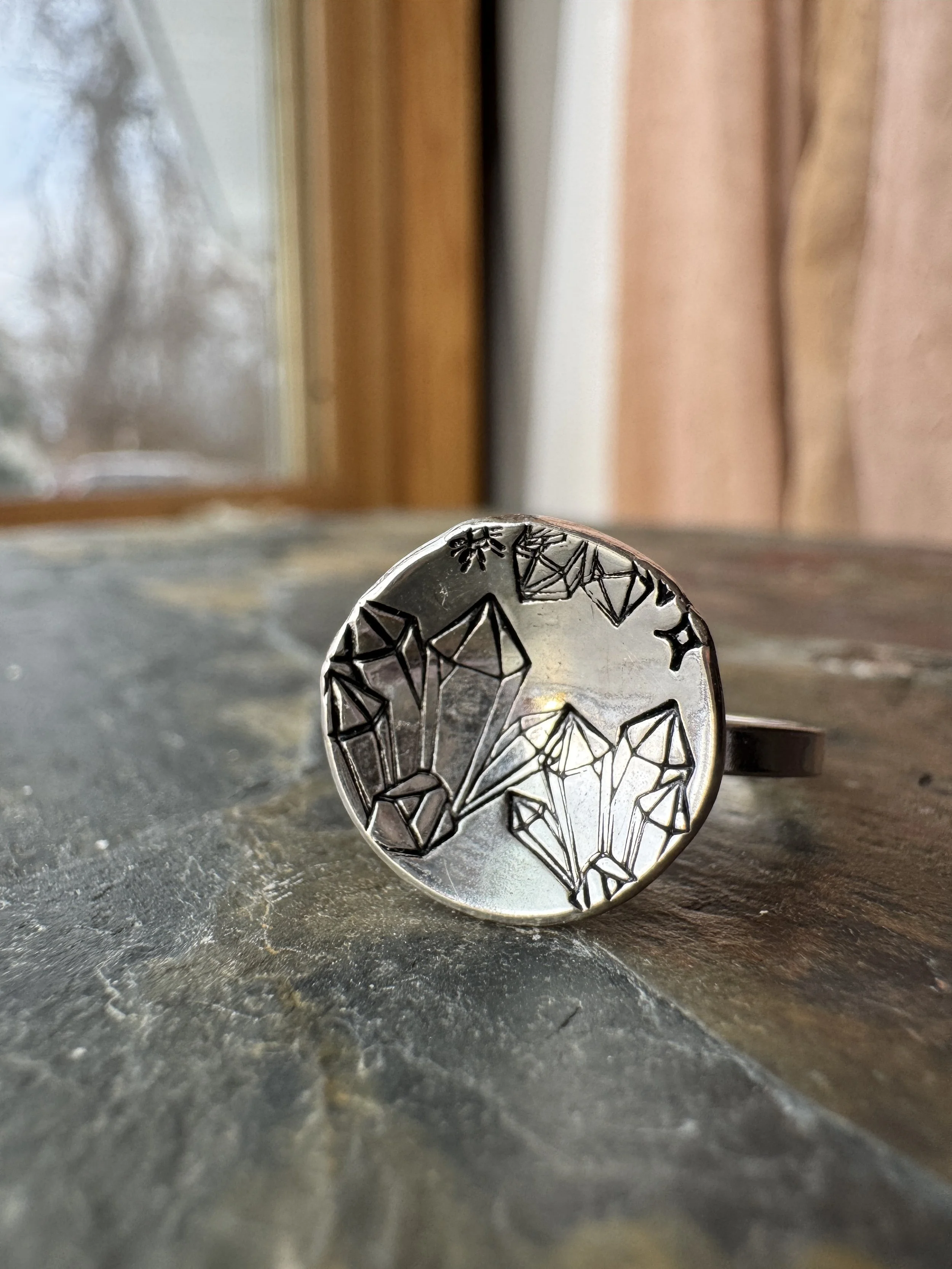 Crystal Dome Ring