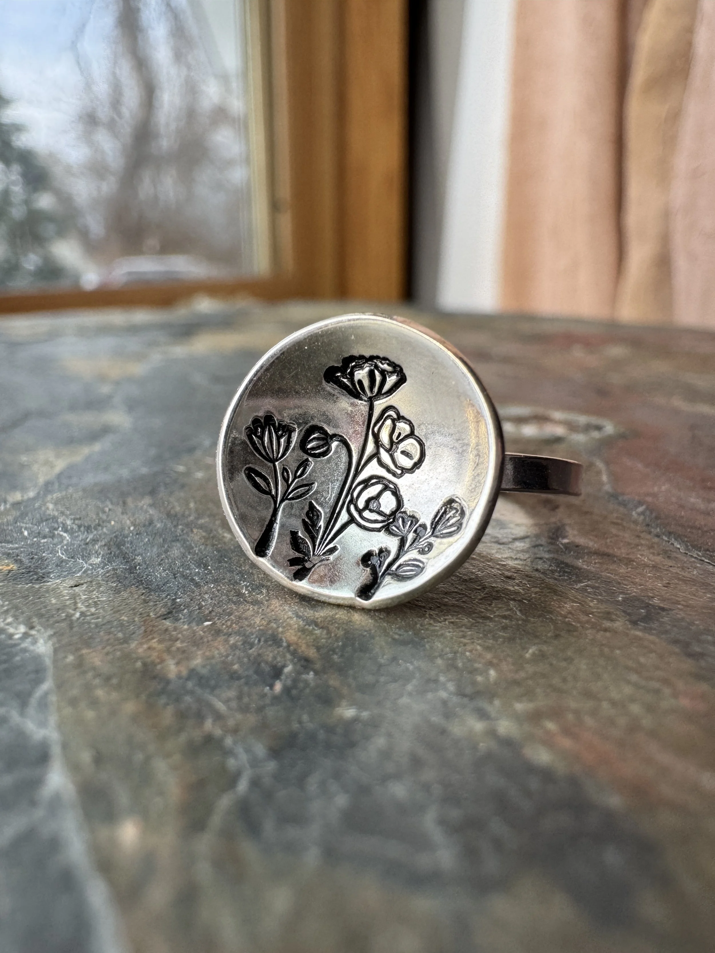 Floral Dome Ring