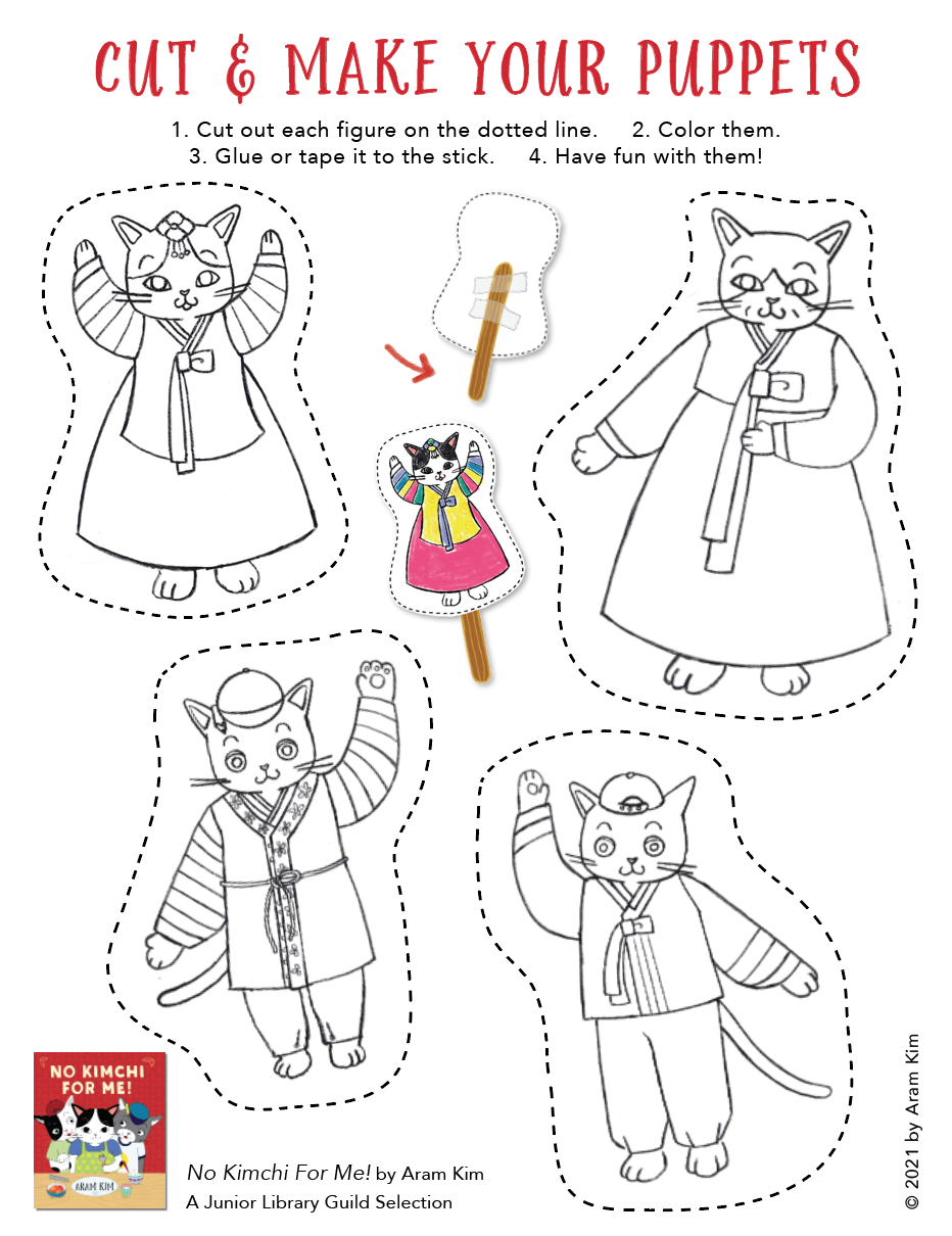 Lunar New Year version Puppet Making Activity