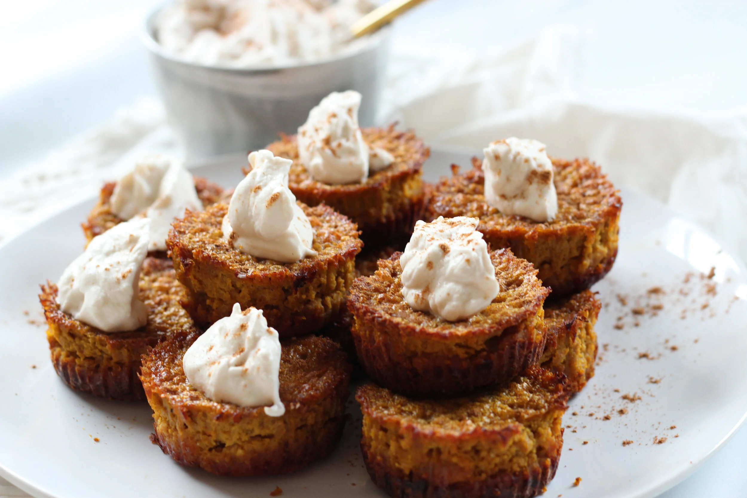 Mini Paleo Pumpkin Pies
