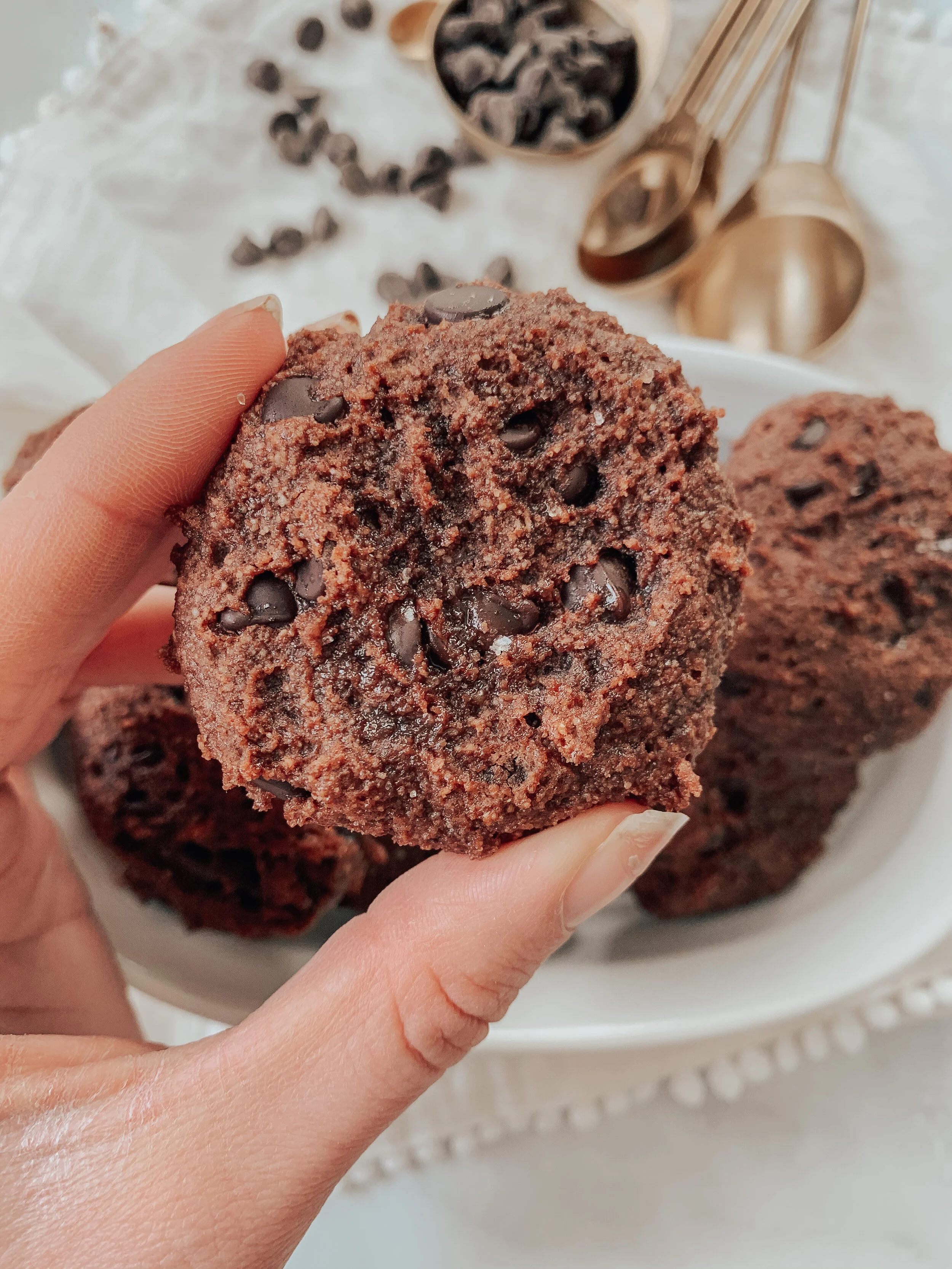 Chocolate Peanut Butter Chunk Cookies