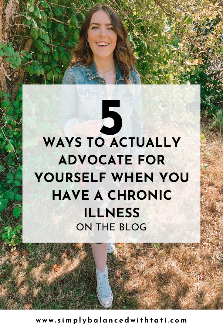 how to advocate for yourself with a chronic illness