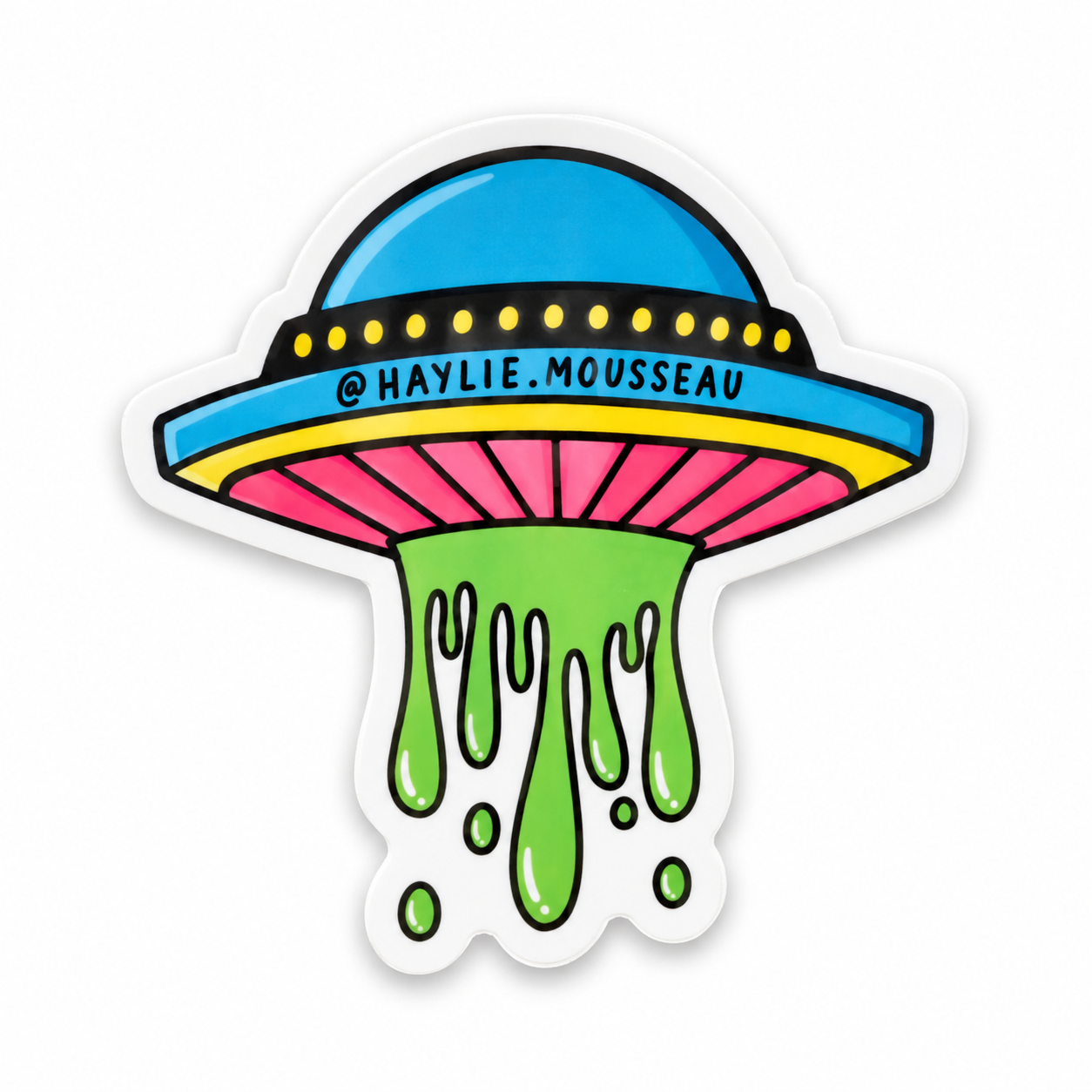 Slime UFO Sticker