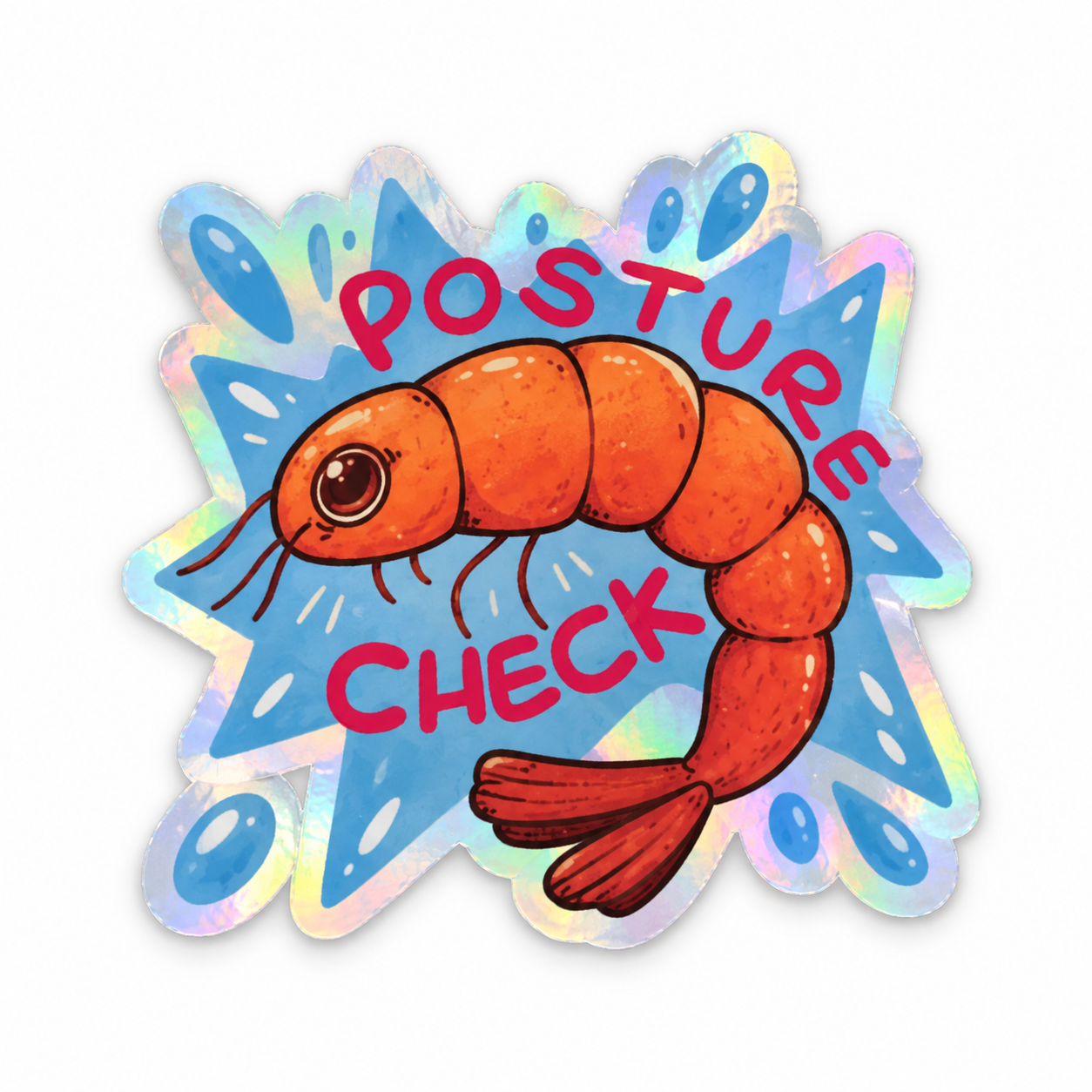 Posture Check Sticker