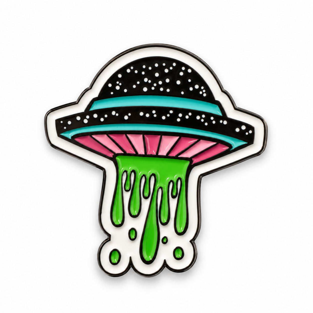 Slimy UFO Pin