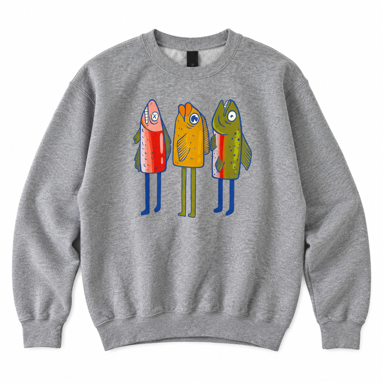 Fish Trio Crewneck