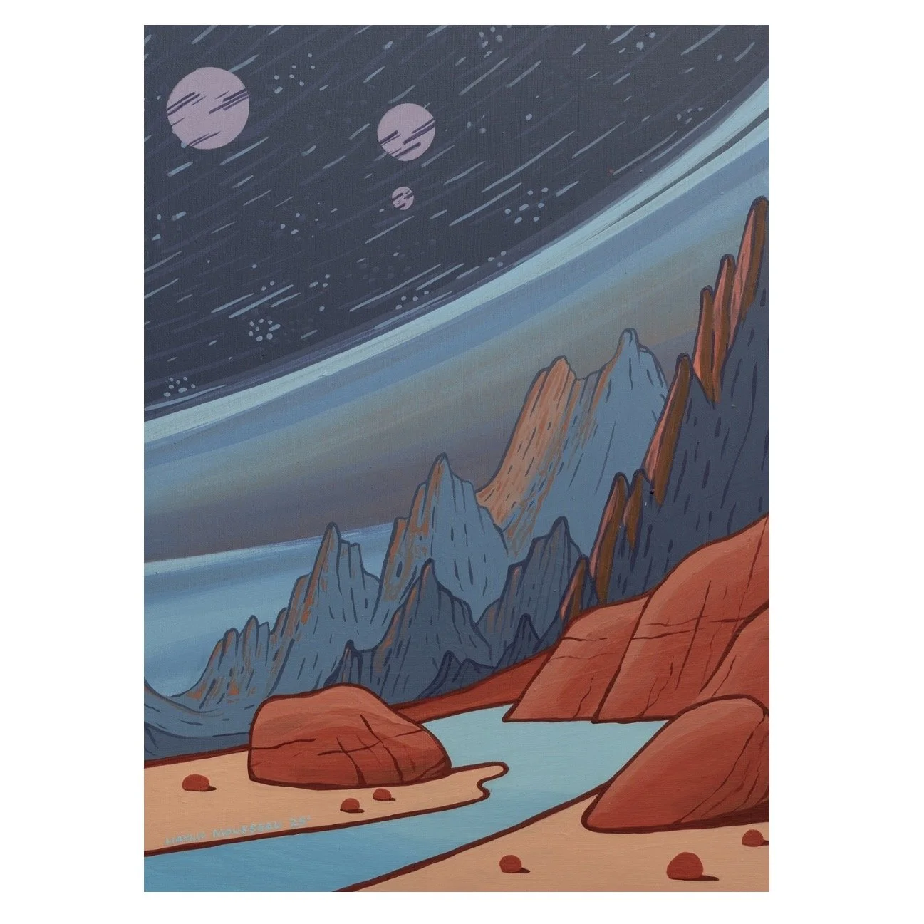 Mountains Print