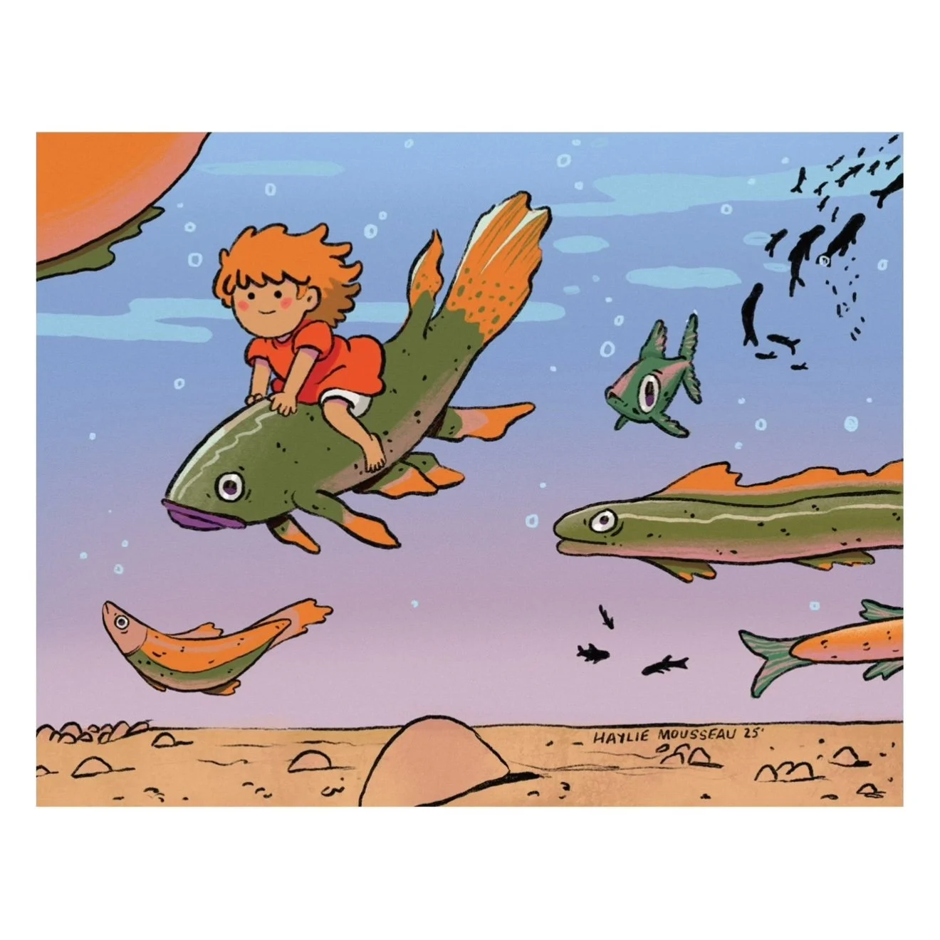 Ponyo Print