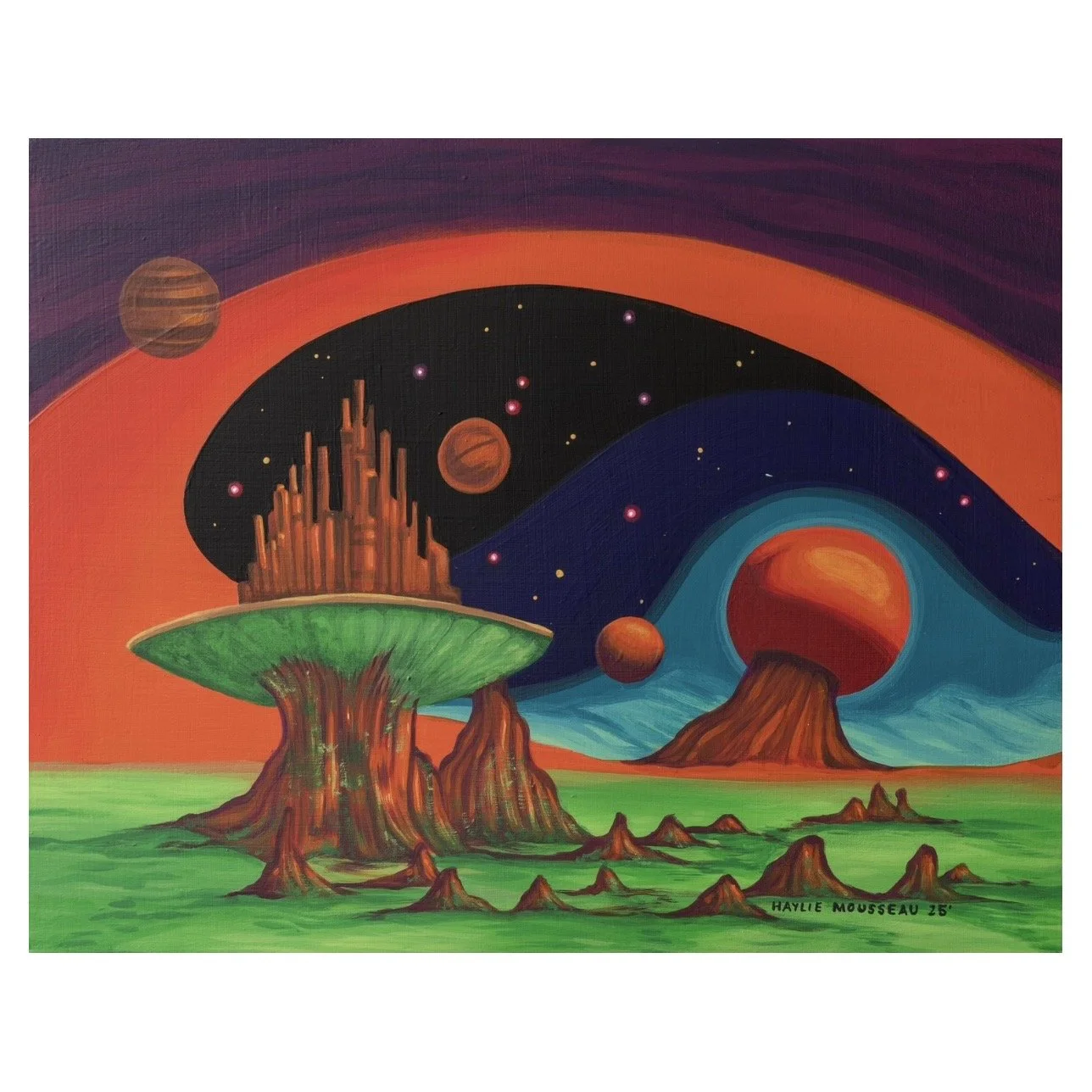 Space Fortress Print