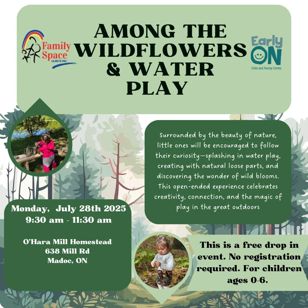 Among the Wildflowers and Water Play - Family Space Event