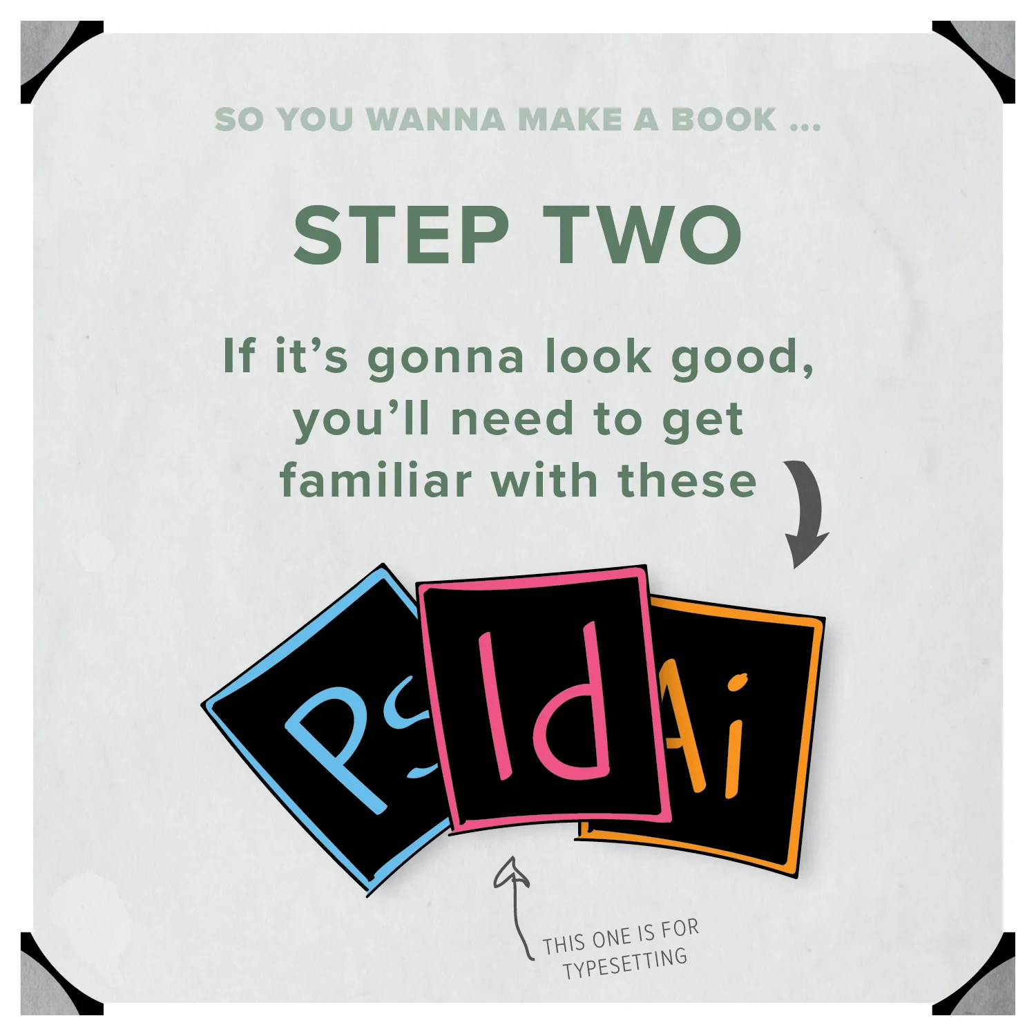 STEP TWO: Learn the proper programs