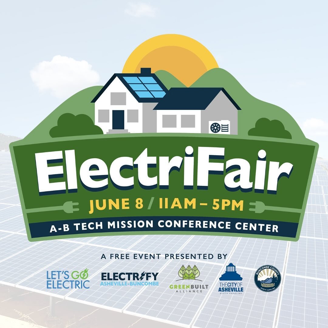 Join us at the ElectriFair Saturday June 8th to learn about the exciting future of solar energy and electric homes!

The ElectriFair is a free and fun one-day event for people interested in home electrification. Participants will explore electric tec