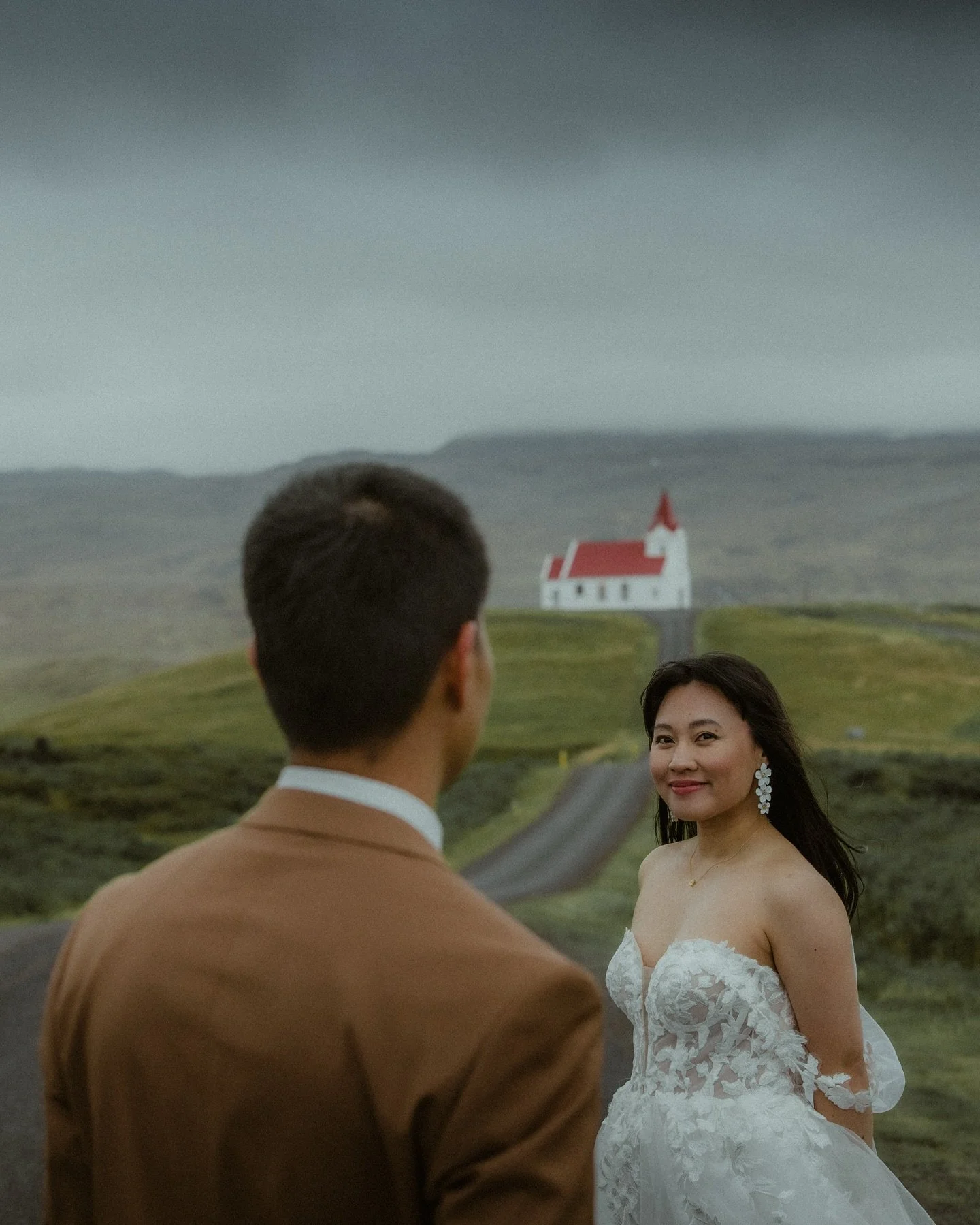 Some moments feel like scenes from a movie - quiet, real and honest. The kind you don&rsquo;t plan but everything just aligns on its own. This is what happened on our elopement adventure on Sn&aelig;fellsnes peninsula with N&amp;M, who came all the w