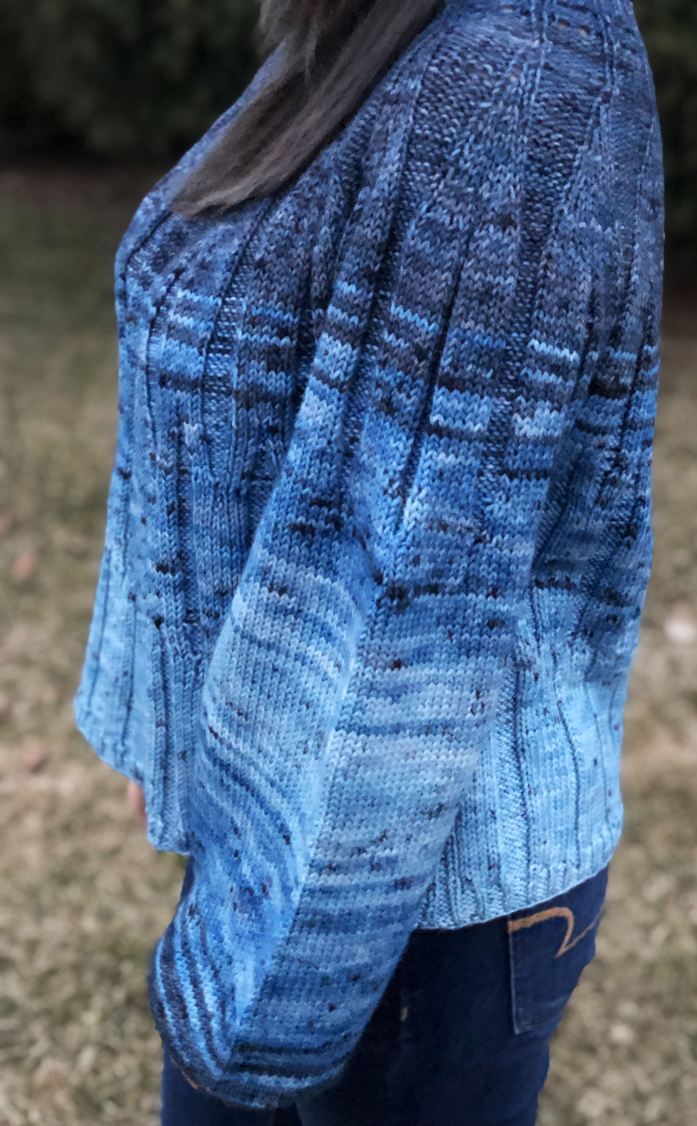 The Lunar Cardigan // Crochet Pattern // Bell Sleeve // Crochet Moon Graphic  // Crochet Cardigan 