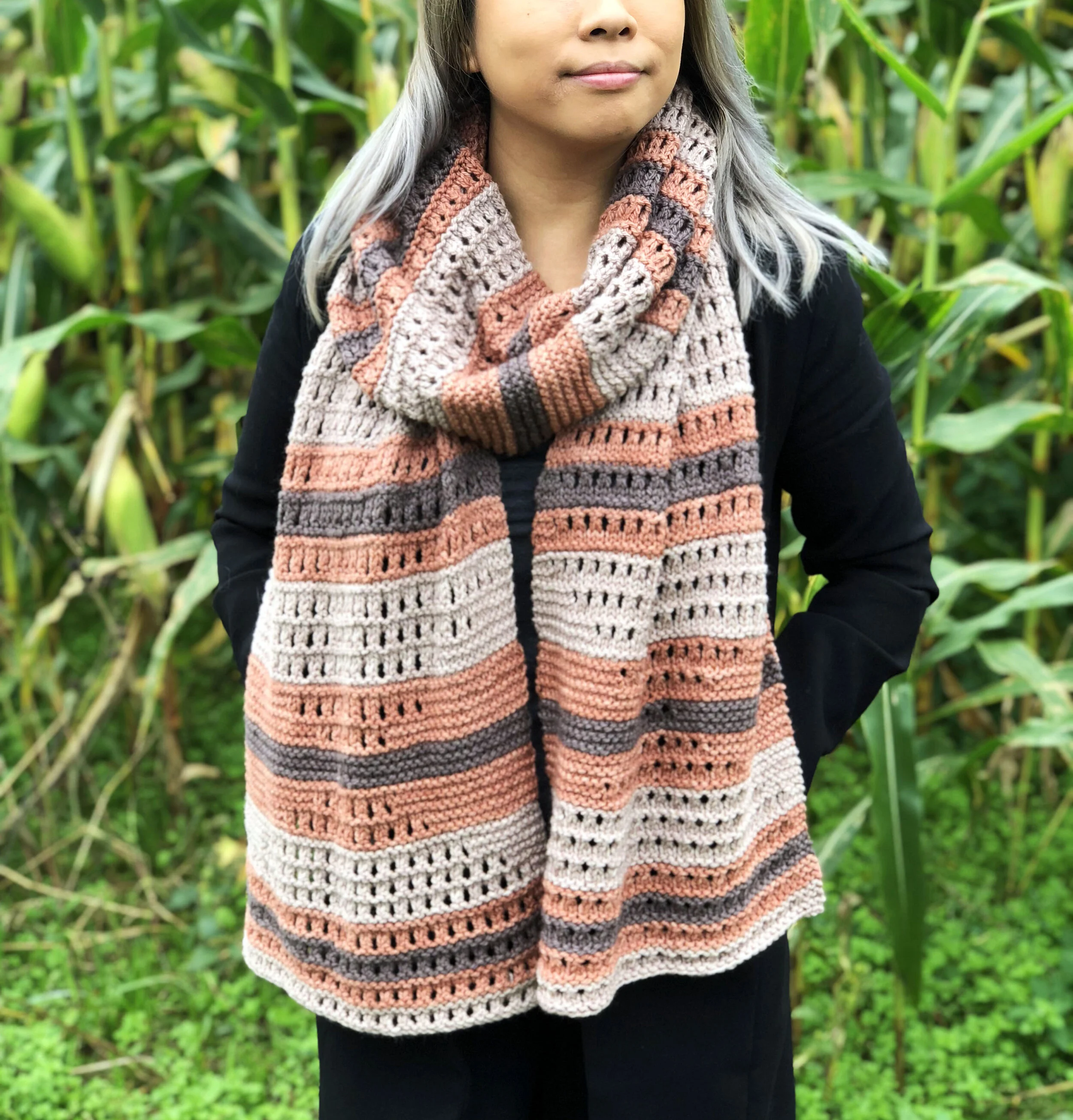 weather scarf pattern