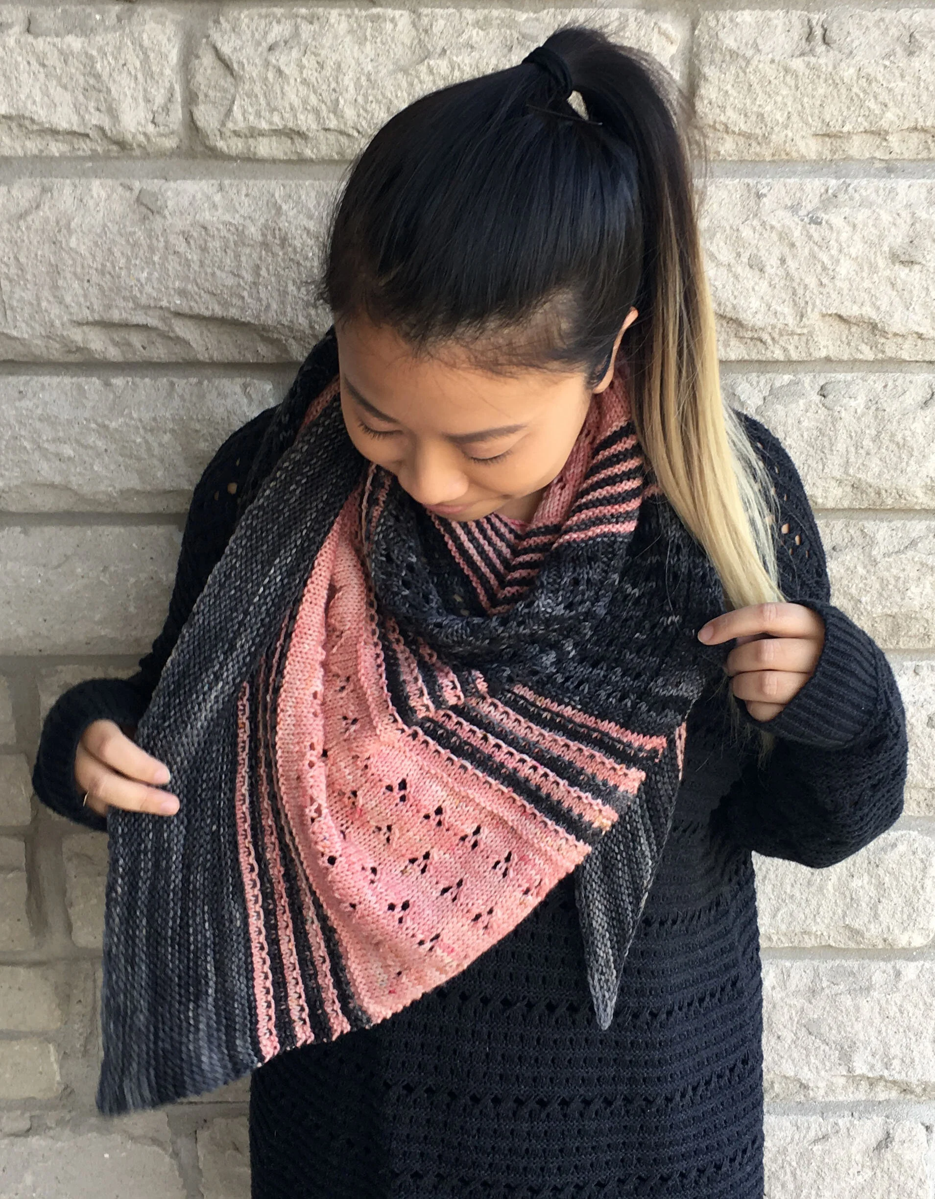 Blooming Texture Shawl