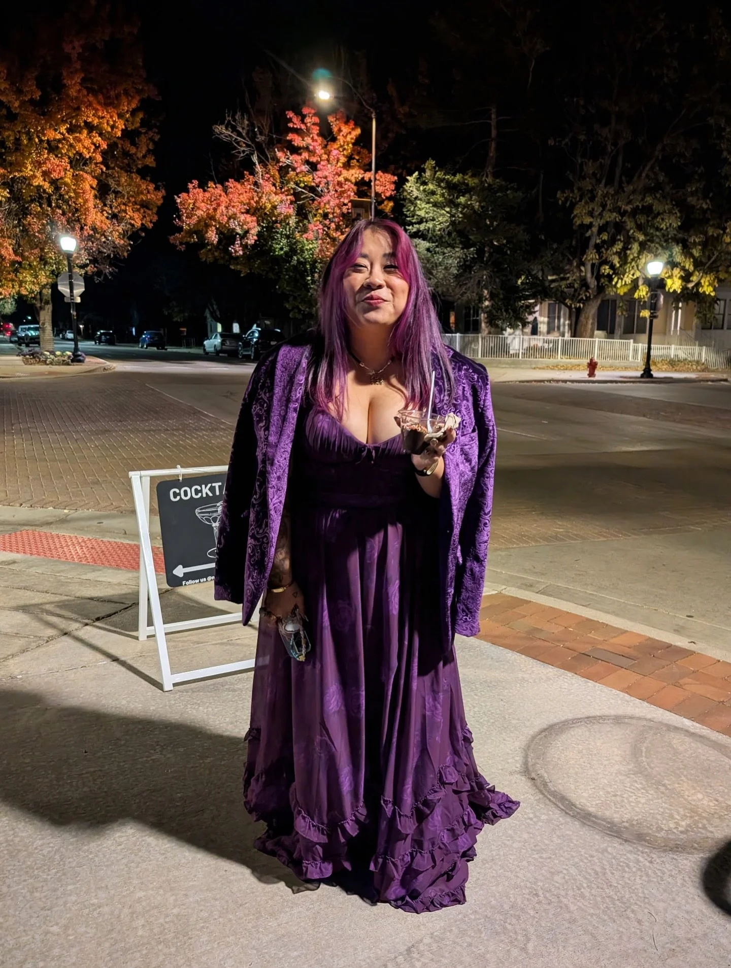 Fully embracing that purple is my color. 💜 Last weekend in Colorado for a wedding feels like so long ago&hellip; what a great time. I love weddings and the occasional fancy dressing up and Pok&eacute;mon and friends and I love love. Can&rsquo;t wait