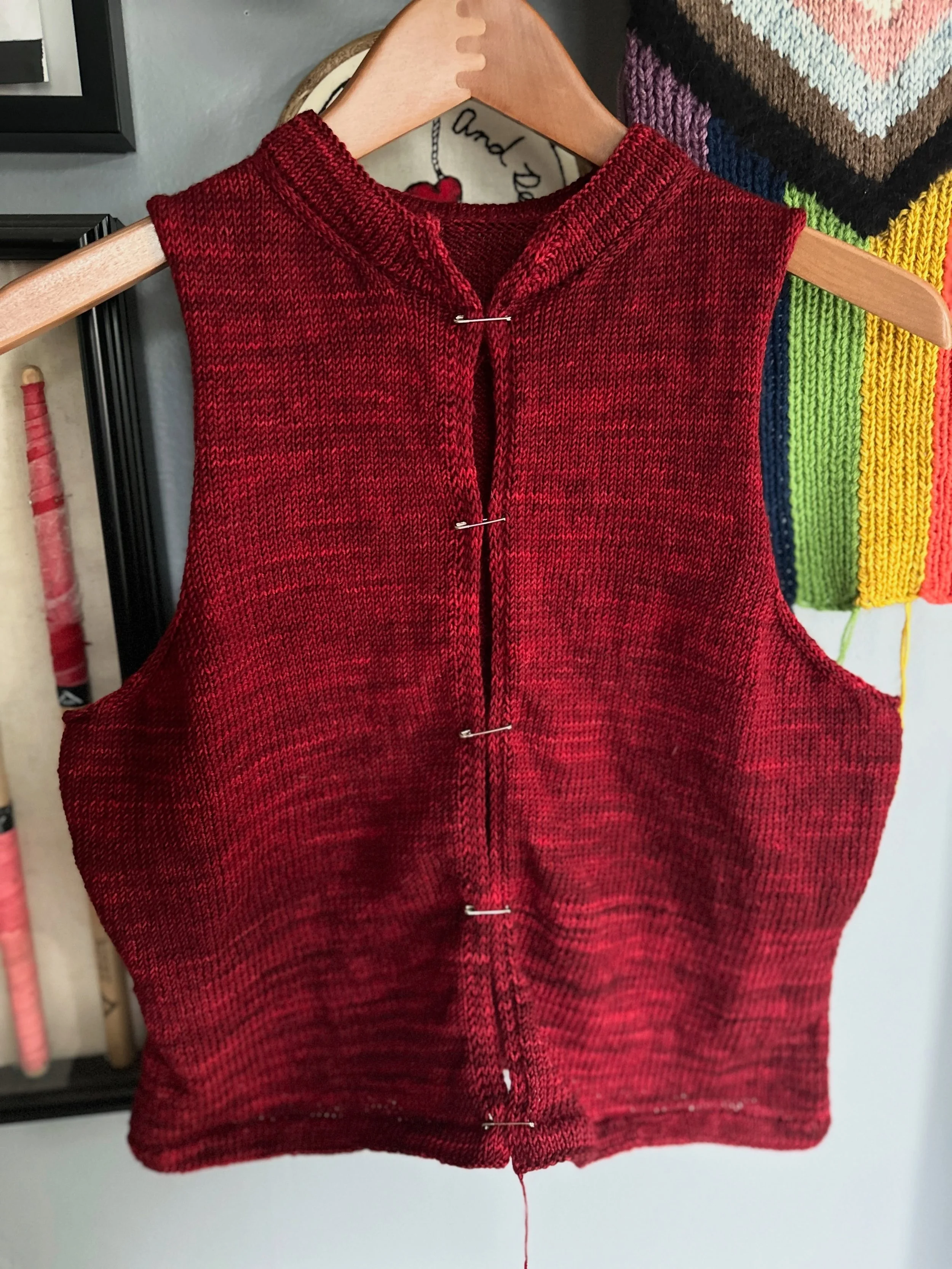 I know it looks like on my grid like I don&rsquo;t knit anymore and just do embroidery 🤭 Buttttttttt the truth is, I&rsquo;ve been working on a special design BTS. She will be called the Threaded Grace Top, named after the translation of my grandmot