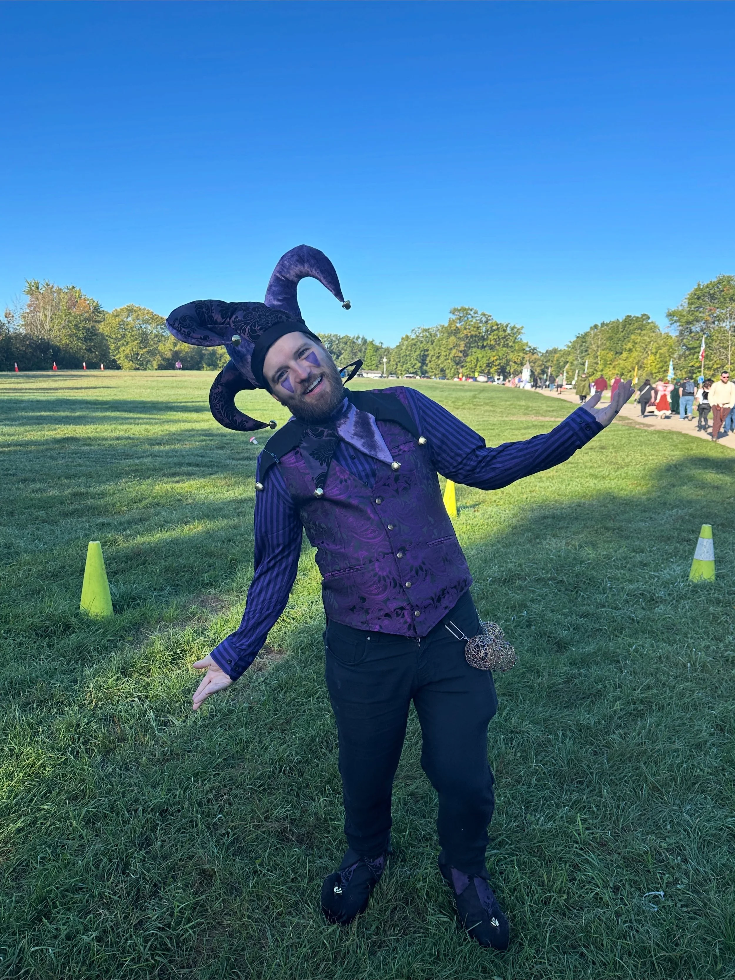 My sweetie, cutie patootie of a husband wanted to be a jester for ren faire! And as any incredibly amazing crafty wife does, I said, &ldquo;I&rsquo;ll make it!&rdquo;. My husband found me the inspo for the vibe of the jester and even picked out his o