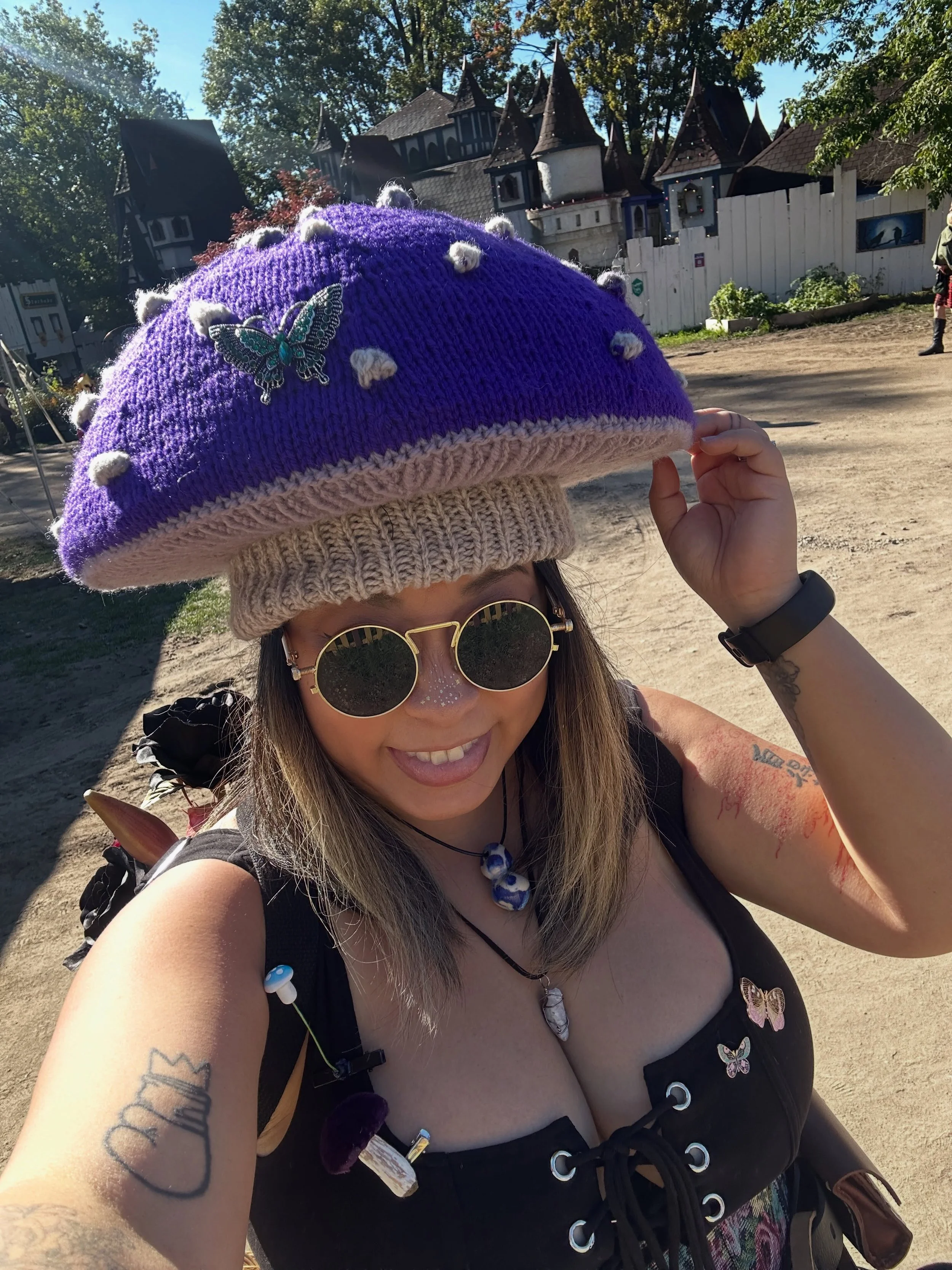 Okay, last one, last one. The Michigan renaissance festival has been living rent free in my mind all week, the whimsy, the magic, the creativity. Especially during a week that feels heavy, where we are reminded how women are constantly being treated 