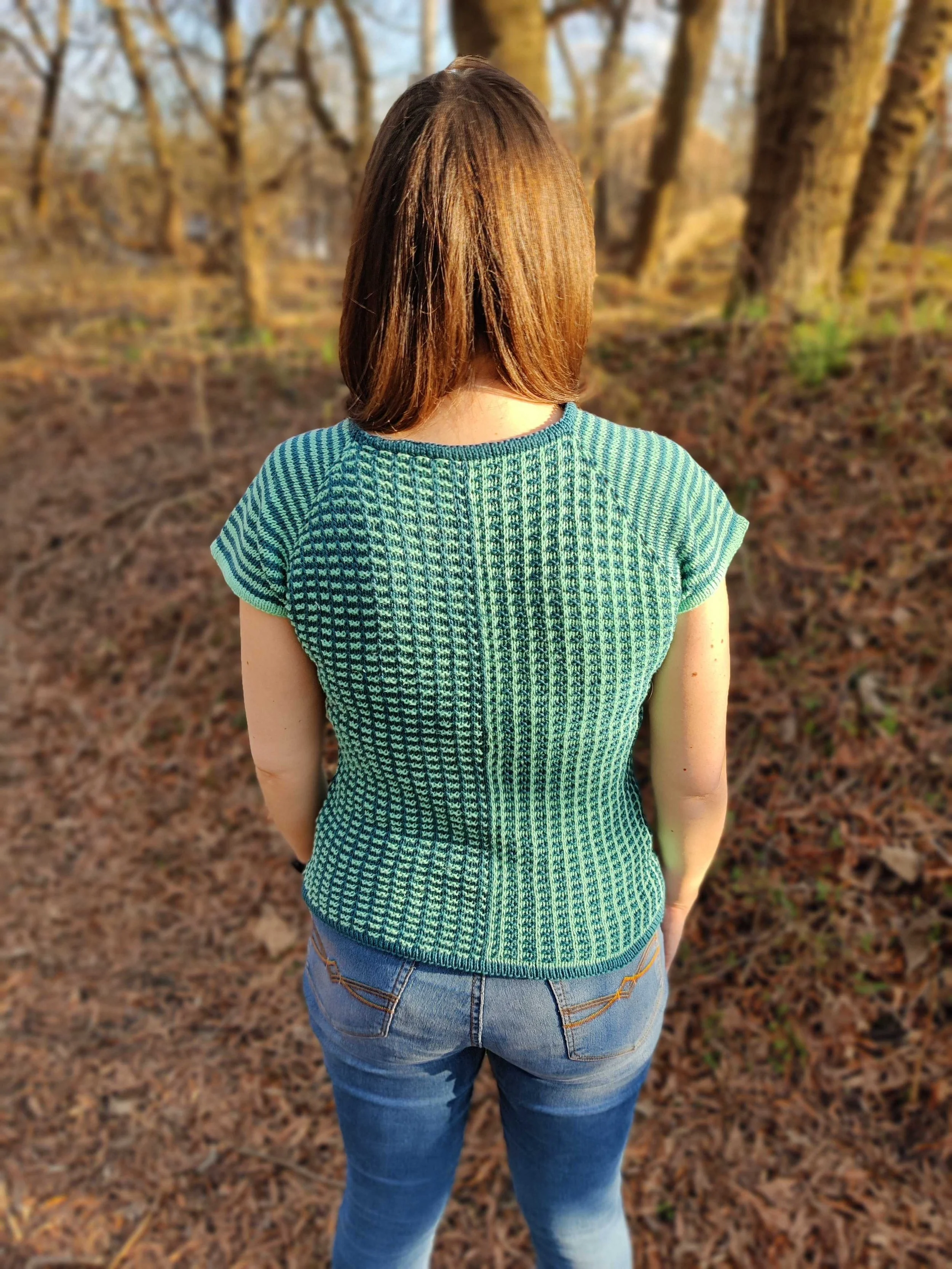 ★BITTER CELLS★ Karen Raglan TeeCream Bittersweet Raglan Tee Test Knit Wrap-up — TINA TSE KNITS