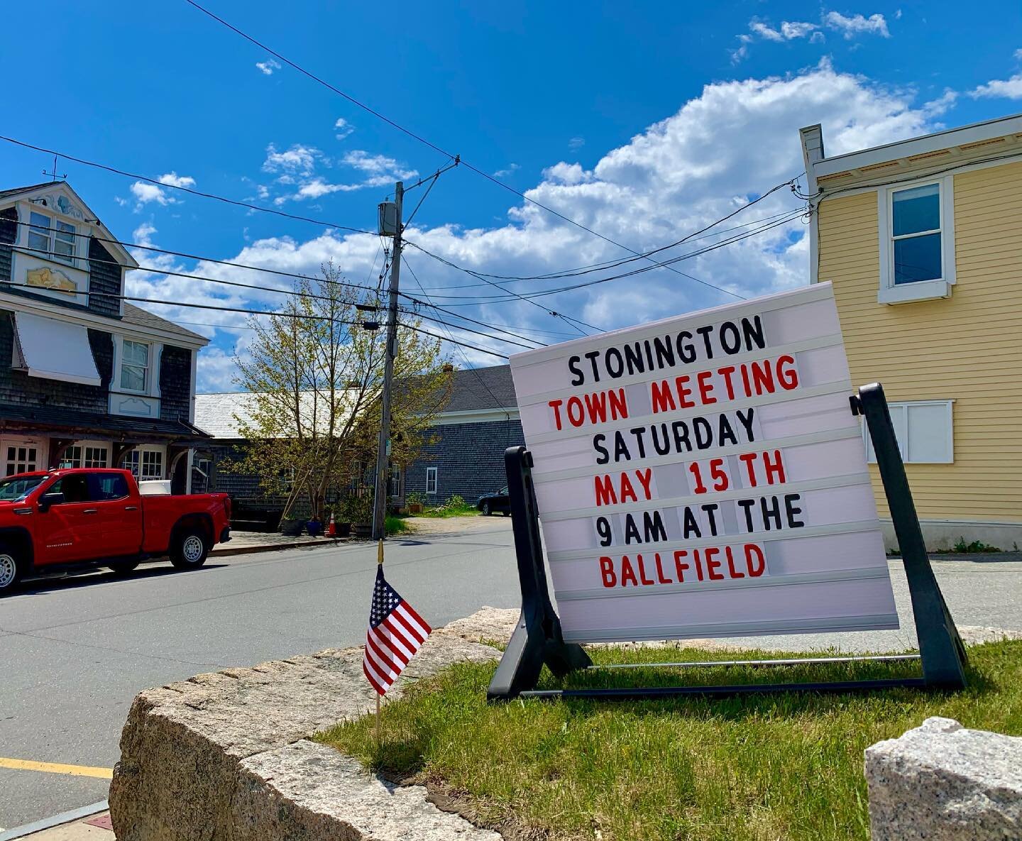 Tomorrow is the big day! If you&rsquo;re a Stonington voter, come vote at Town Meeting at 9:00 AM on the ballfield across from the @islandcommunitycenter. Please support Article #93, our funding request for $5,000, to help make sure year-round worker