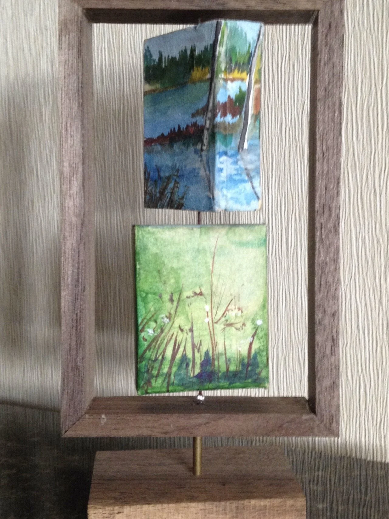 Adventure in nature- matchbox painting
