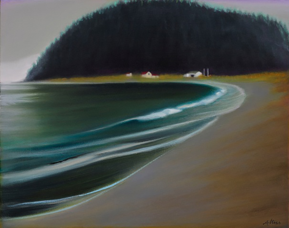 CLALLAM BAY | 24” x 36” | Water soluble oil on canvas
