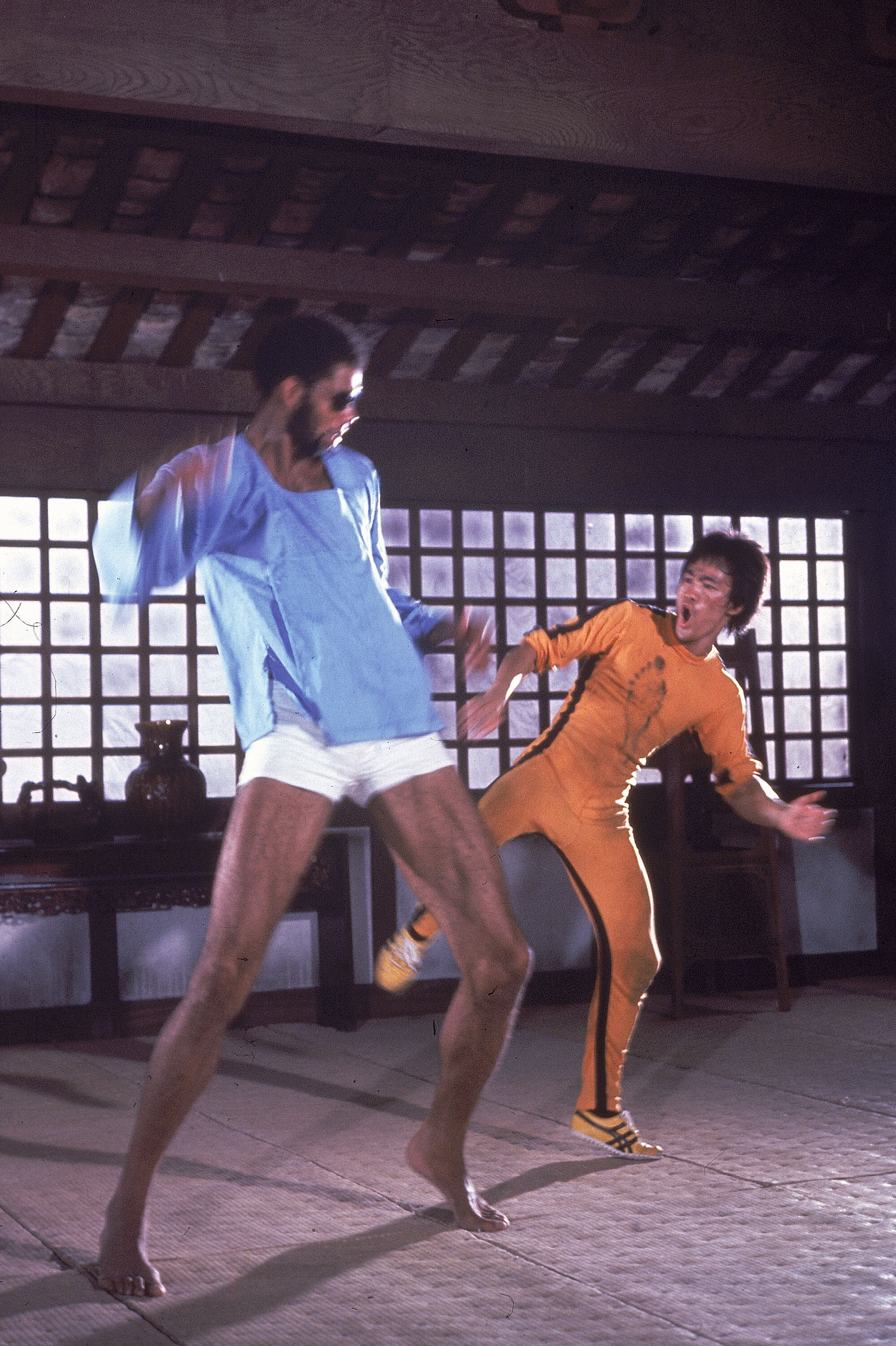  In addition to beauty, business and racist tropes, Americans have from time to time thought of aspects of Chinese culture as extremely cool. Here’s Bruce Lee practicing kung-fu with one of his famous students—Kareem Abdul-Jabbar.  