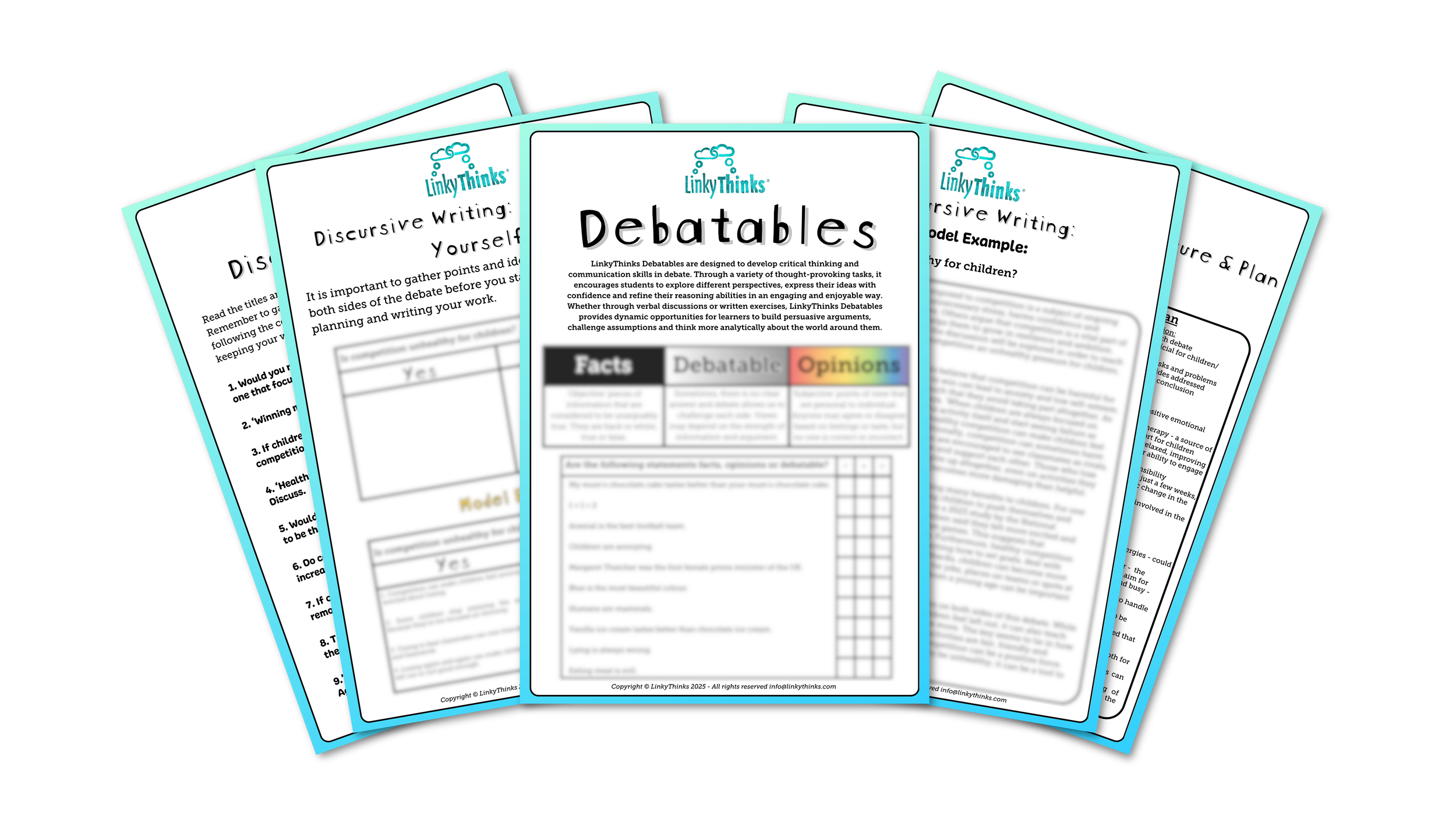 Discursive Writing: Is competition unhealthy for children? - Debatables Resource | KS2, KS3, SATs, 11+