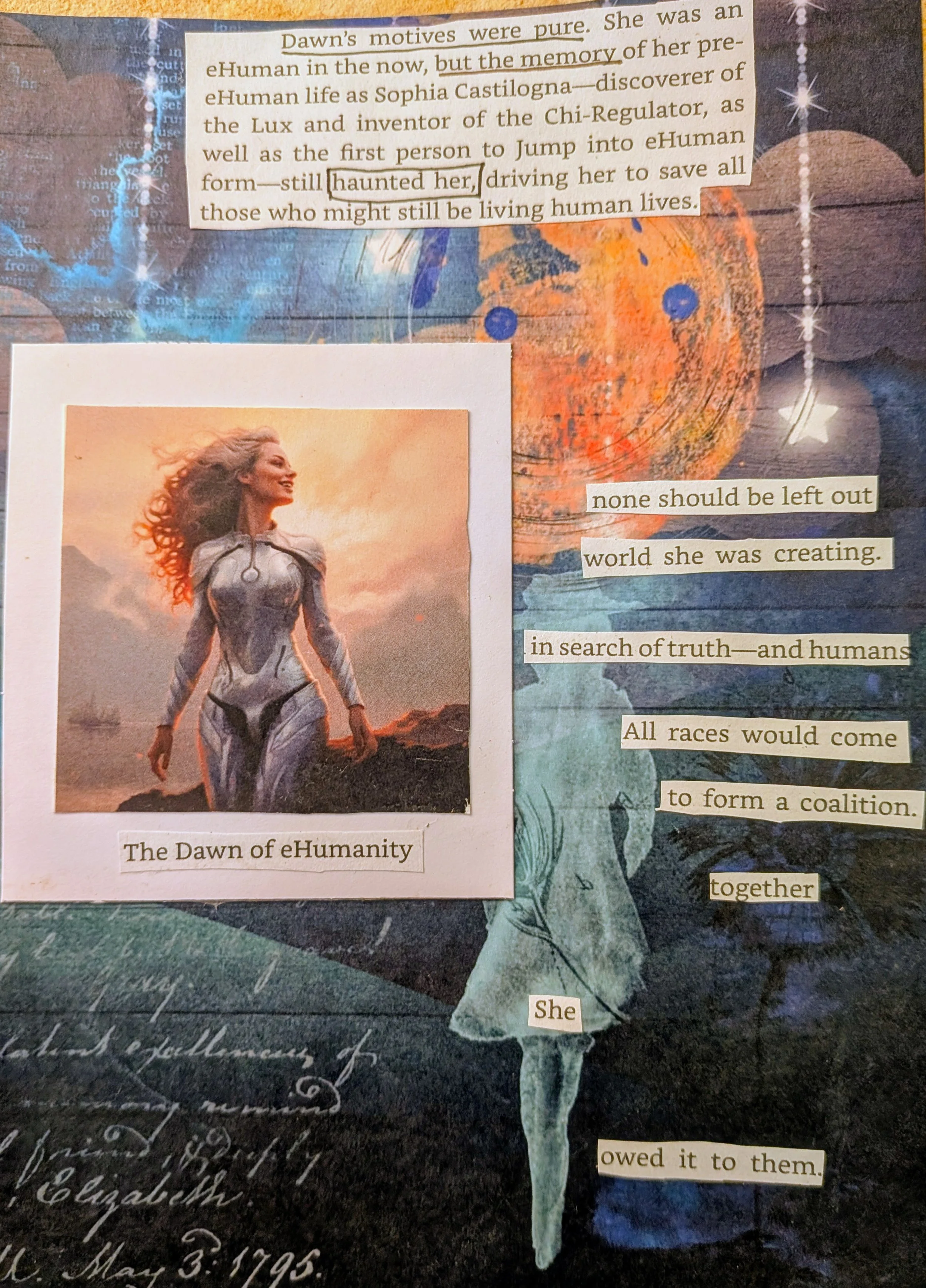 The Dawn of eHumanity, the first eHuman.